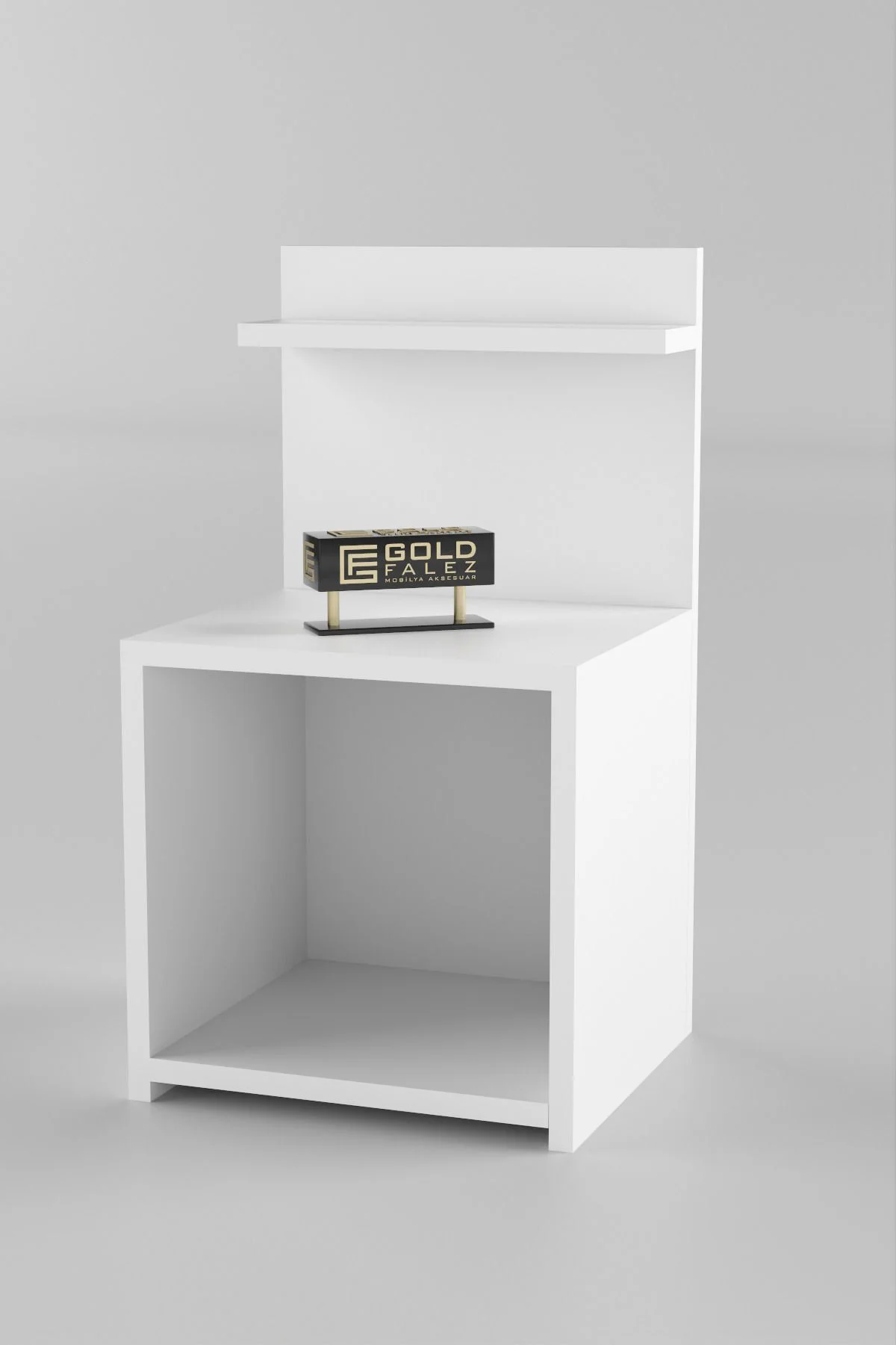 Komodin Raf Salon Ofis Dolabı Beyaz