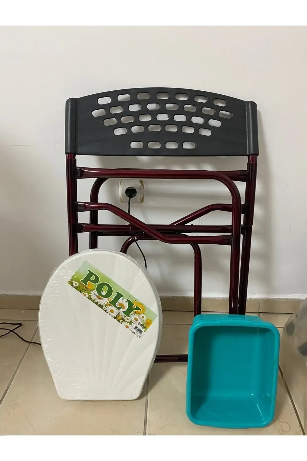 Komot Katlanır Hasta Klozeti Tuvaleti Engelli Yaşlı Tuvalet Yükse