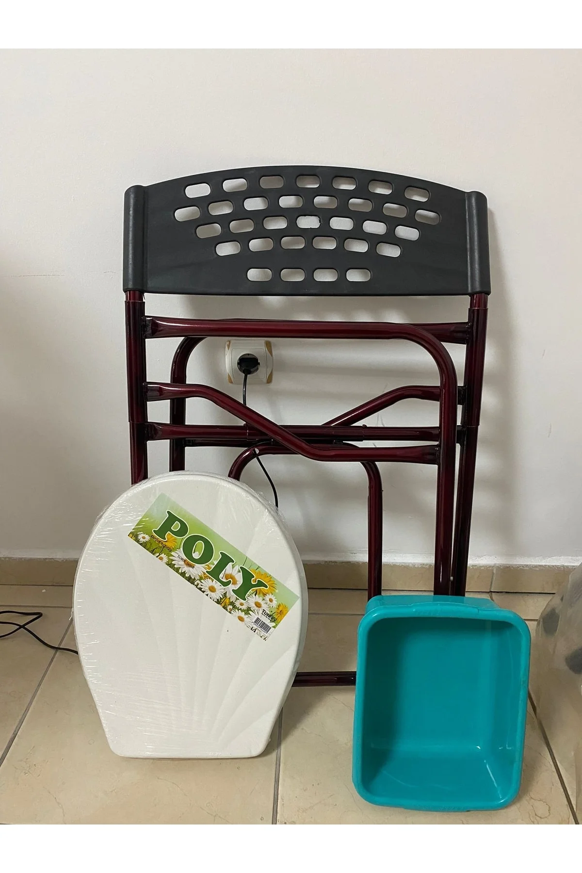 Komot Katlanır Hasta Klozeti Tuvaleti Engelli Yaşlı Tuvalet Yükse