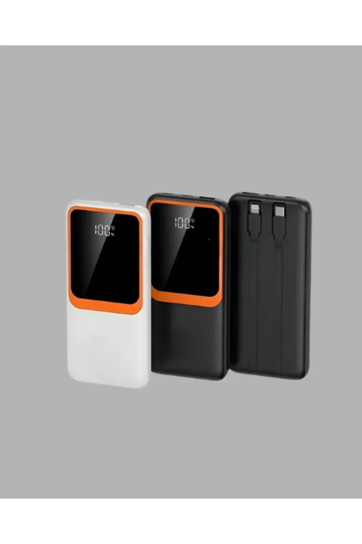 Kompakt 10000 mAh Powerbank – Dijital Göstergeli, Type-C ve Light