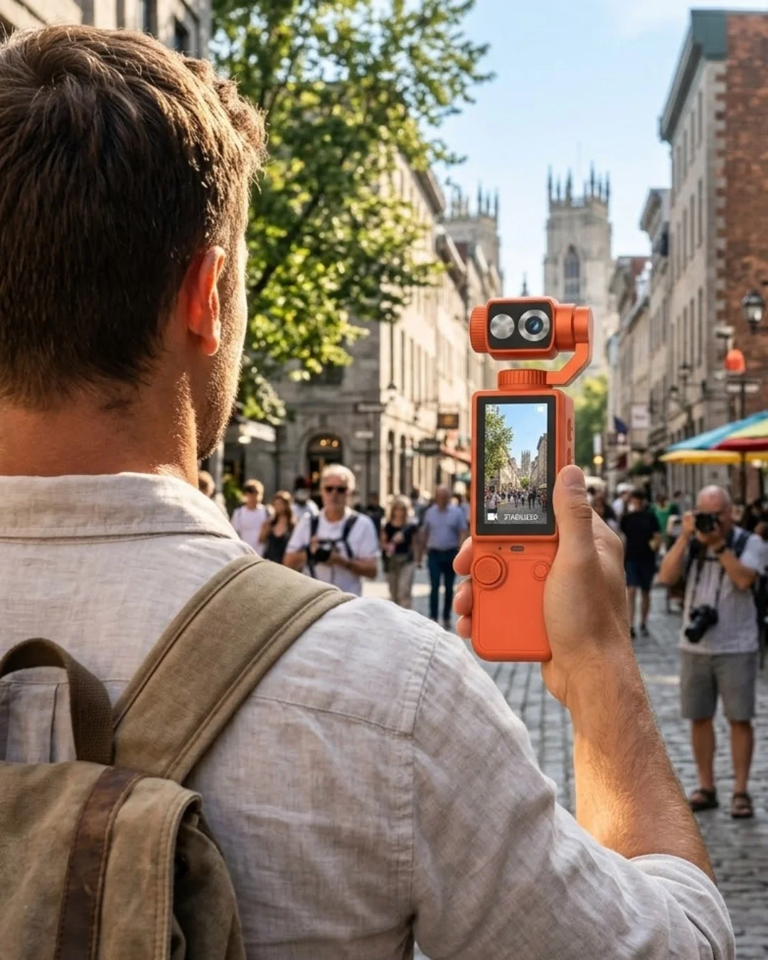 Kompakt 4K Gimbal Kamera 180 Derece Döner Başlık Stabil Video ve Vlog Uyumlu Fiyatı, Yorumları ve Özellikleri