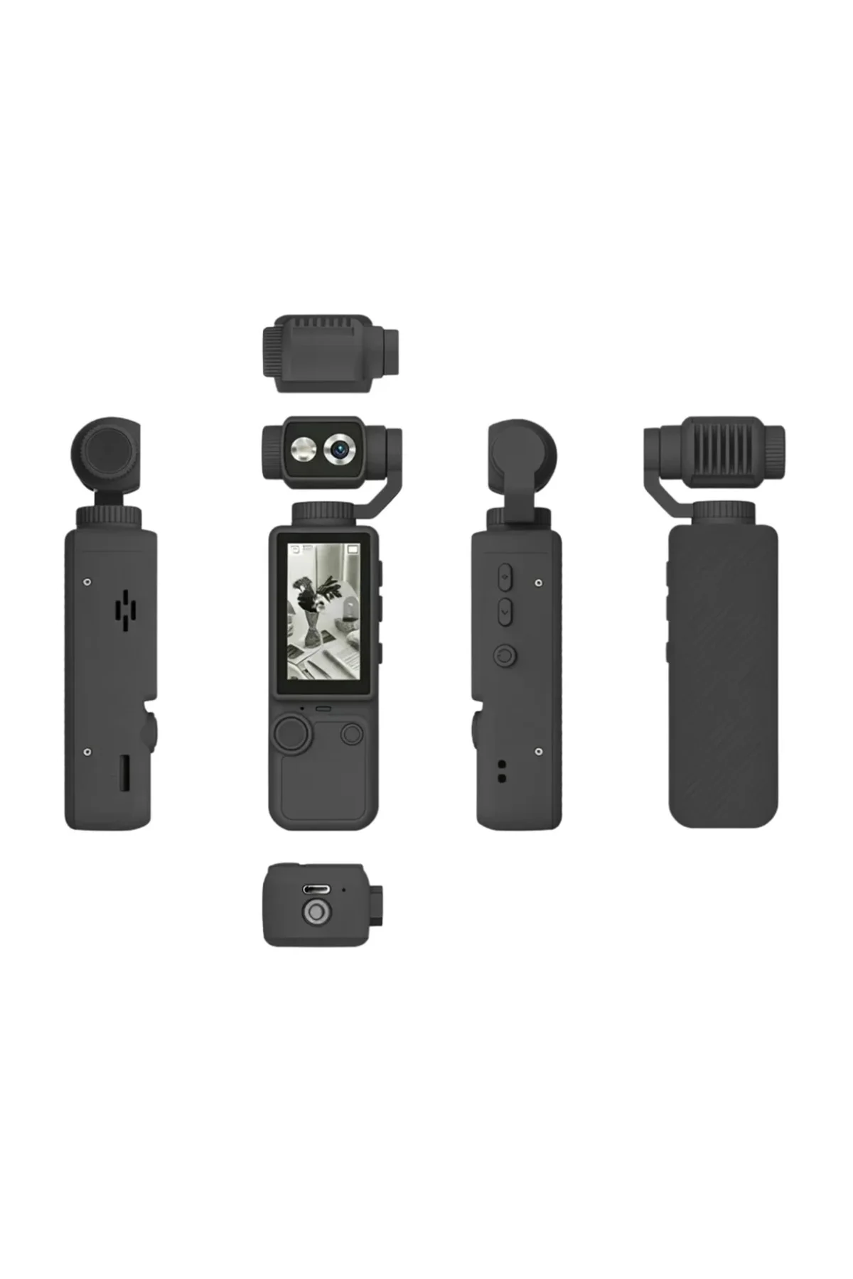 Kompakt 4K Vlog Kamera 2.0 IPS Ekran Otomatik Odaklama ve Stereo Ses Kayıtlı - TEOLSA2147-1173