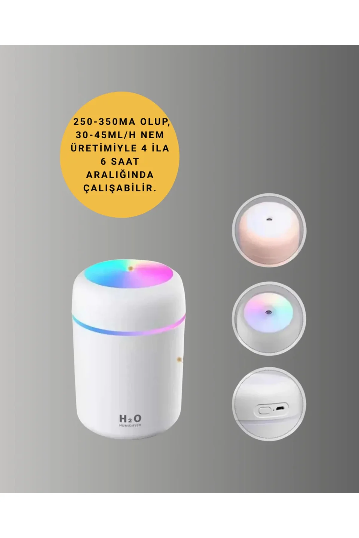 Kompakt Boyutlu Nemlendirici – 30-45ml/h Buhar Kapasiteli