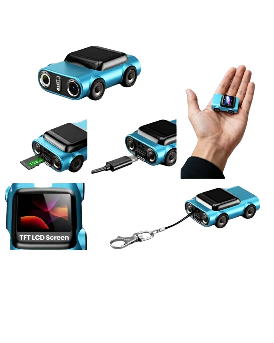Kompakt Dash Kamera USB Şarj TF Kart Destekli Yeni Nesil