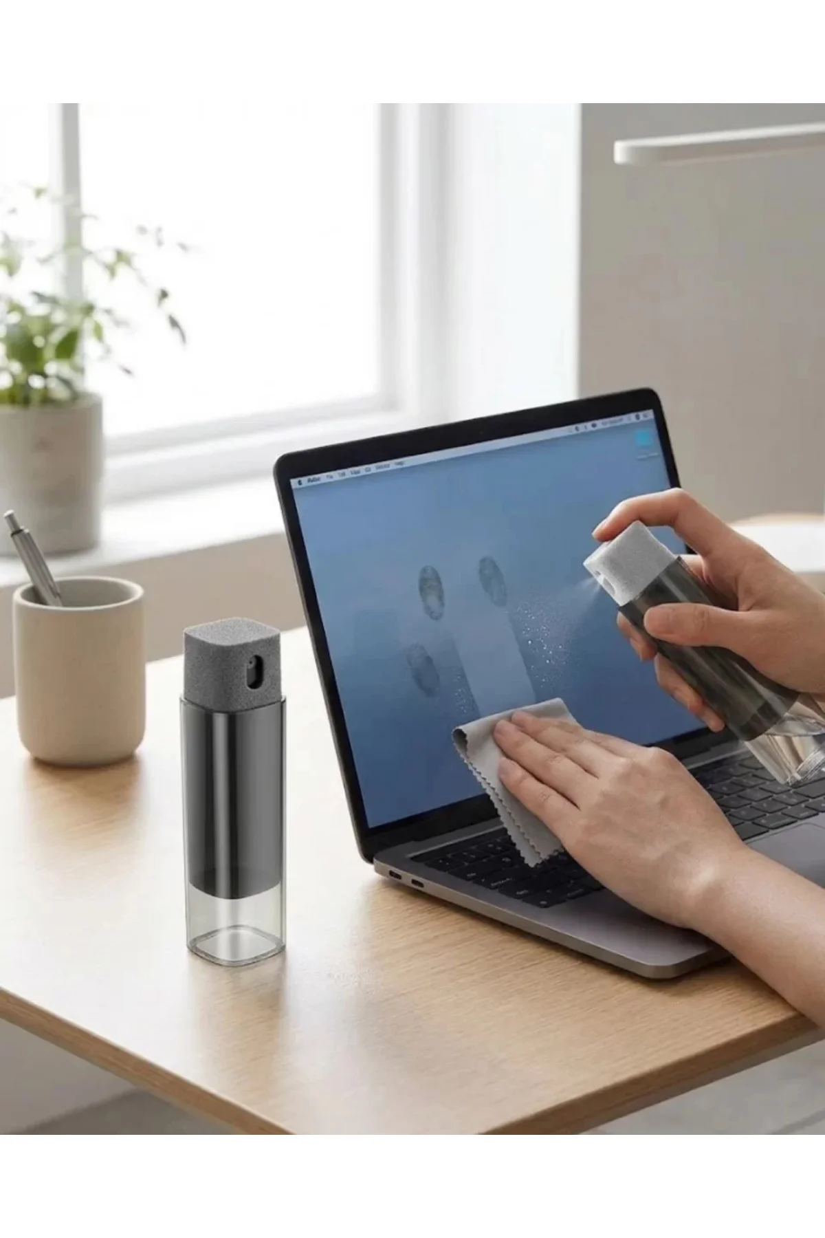 Kompakt Ekran Temizleme Sprey Şişesi Telefon Tablet Bilgisayar Te