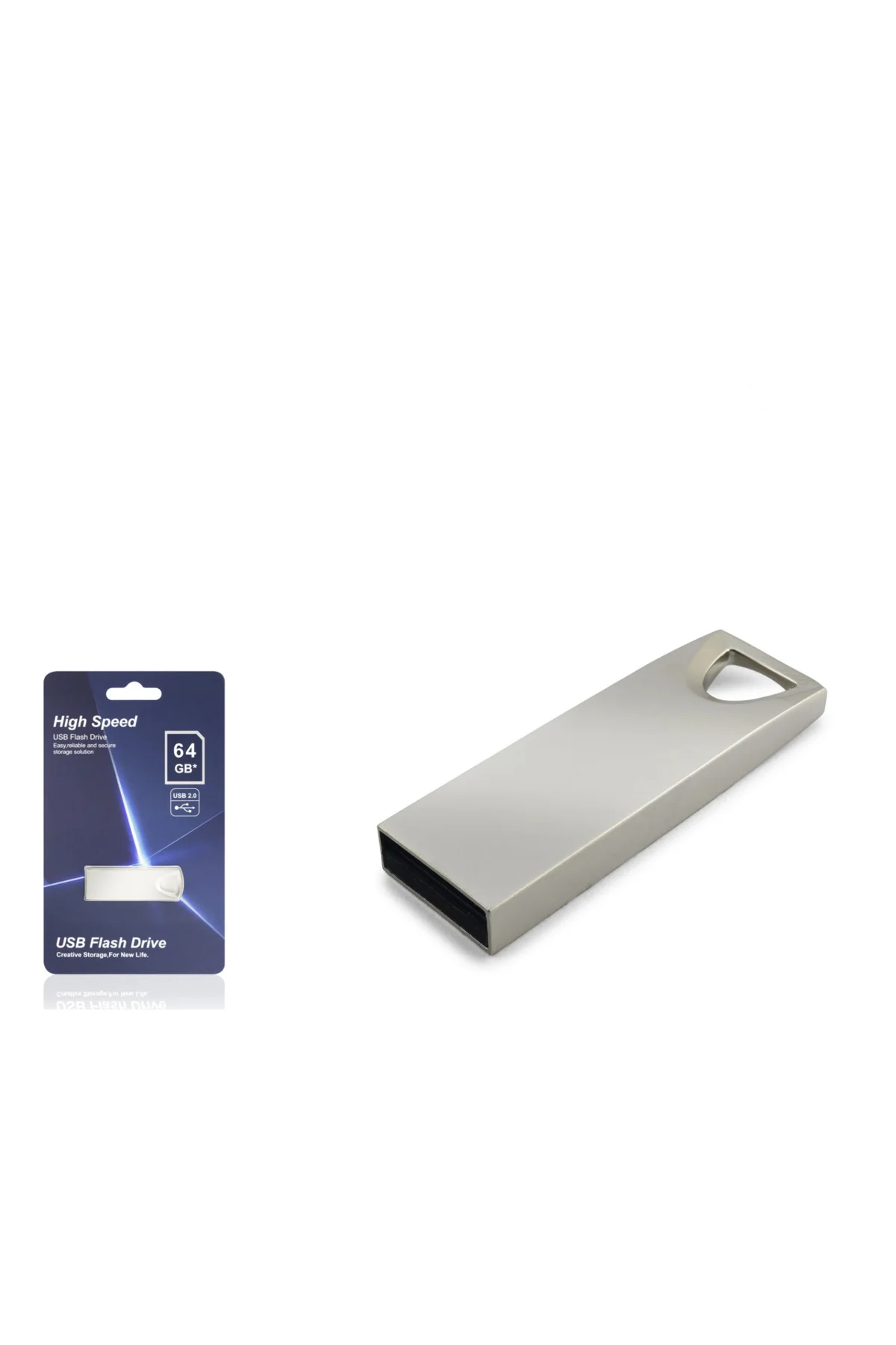 Kompakt Metal Gövde 64 Gb Usb 2.0 Flash Bellek Kompakt Metal Gövde 64 Gb Usb 2.0 Flash Bellek