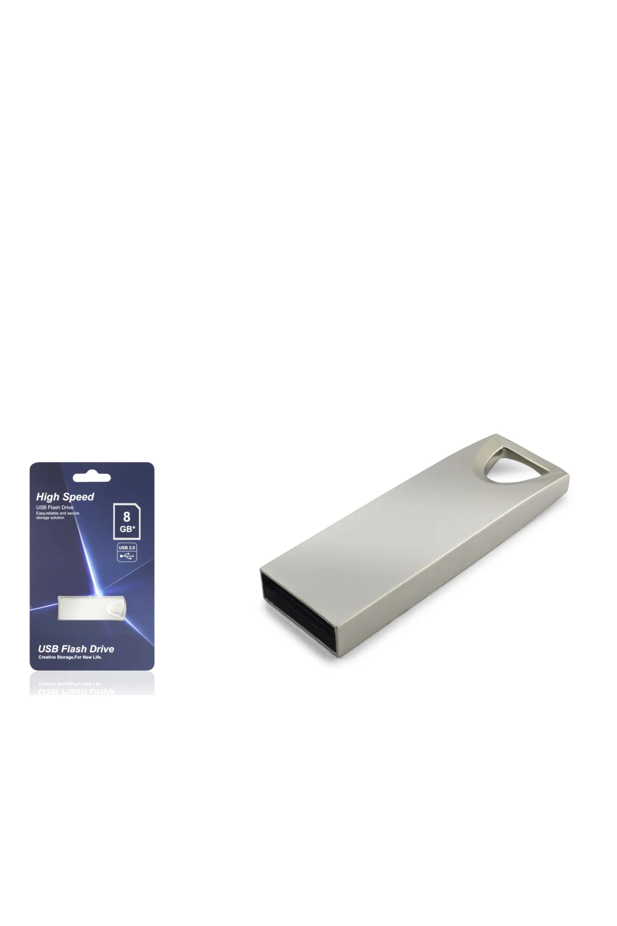 Kompakt Metal Gövde 8 Gb Usb 2.0 Flash Bellek Kompakt Metal Gövde 8 Gb Usb 2.0 Flash Bellek