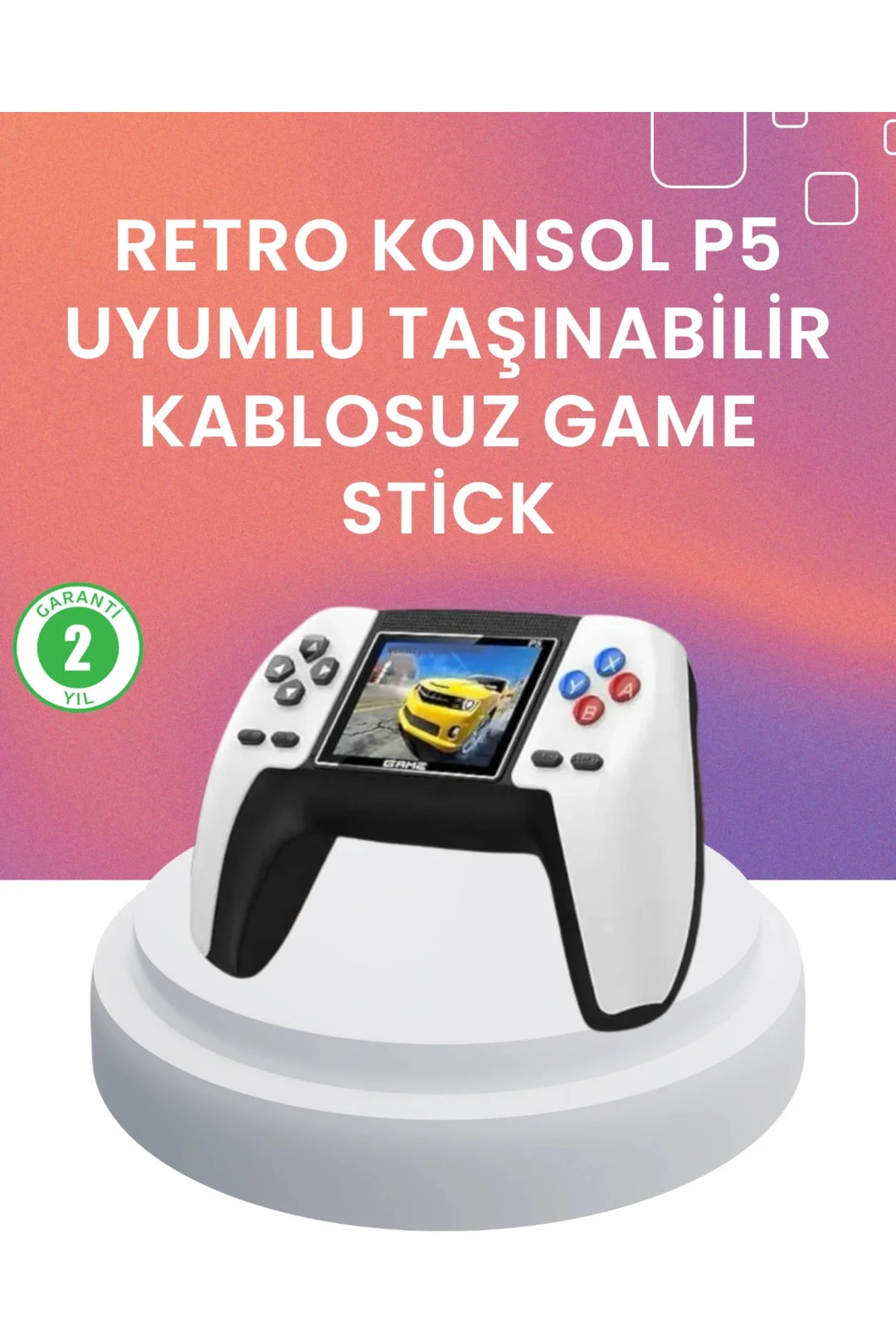 Kompakt Retro Oyun Konsolu | P5 Gamepad İle Eski Günlere Dönün