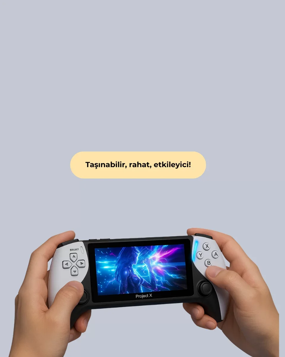 Kompakt Retro Oyun Konsolu: 1000 Klasik Oyun ve HDMI Desteği