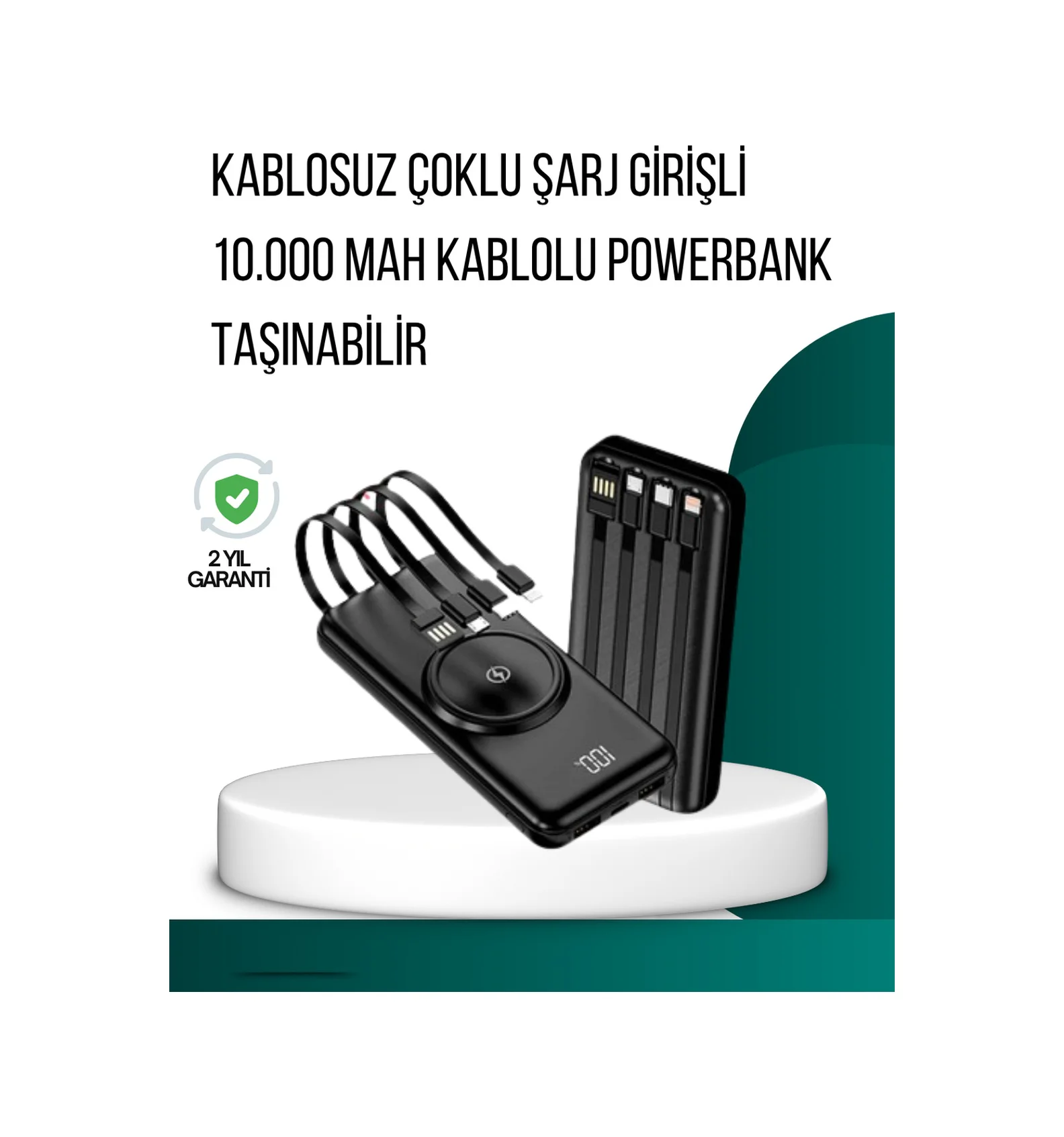 Kompakt Tasarım, Güçlü Performans 10000mah Kablosuz Powerbank - Lisinya Diğer
