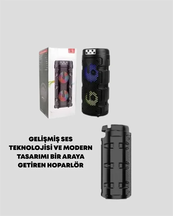 Kompakt Tasarım, Yüksek Ses Performansı – Çoklu Giriş Seçenekli Kablosuz Hoparlör (Bluetooth, USB, SD Kart, AUX) Kompakt Tasarım, Yüksek Ses Performansı – Çoklu Giriş Seçenekli Kablosuz Hoparlör (Bluetooth, USB, SD Kart, AUX)