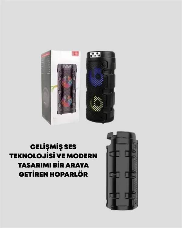 Kompakt Tasarım, Yüksek Ses Performansı – Çoklu Giriş Seçenekli Kablosuz Hoparlör (Bluetooth, USB, SD Kart, AUX) Kompakt Tasarım, Yüksek Ses Performansı – Çoklu Giriş Seçenekli Kablosuz Hoparlör (Bluetooth, USB, SD Kart, AUX)