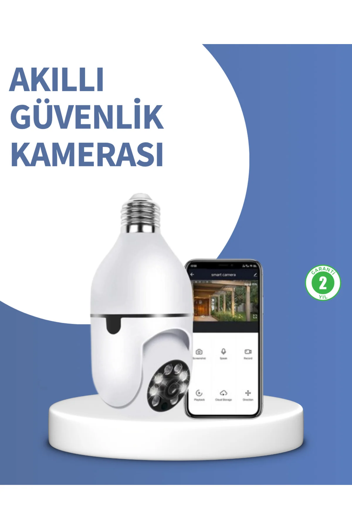 Kompakt Tasarımlı Gece Görüşlü Kablosuz Kamera Kompakt Tasarımlı Gece Görüşlü Kablosuz Kamera