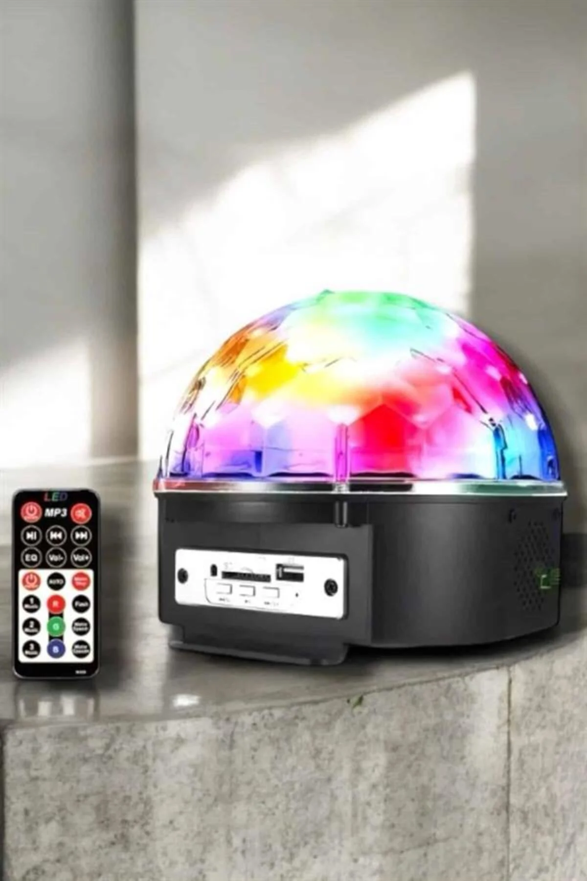 Kompakt Tasarımlı, Telefon Kontrollü Disko Topu Işıkları