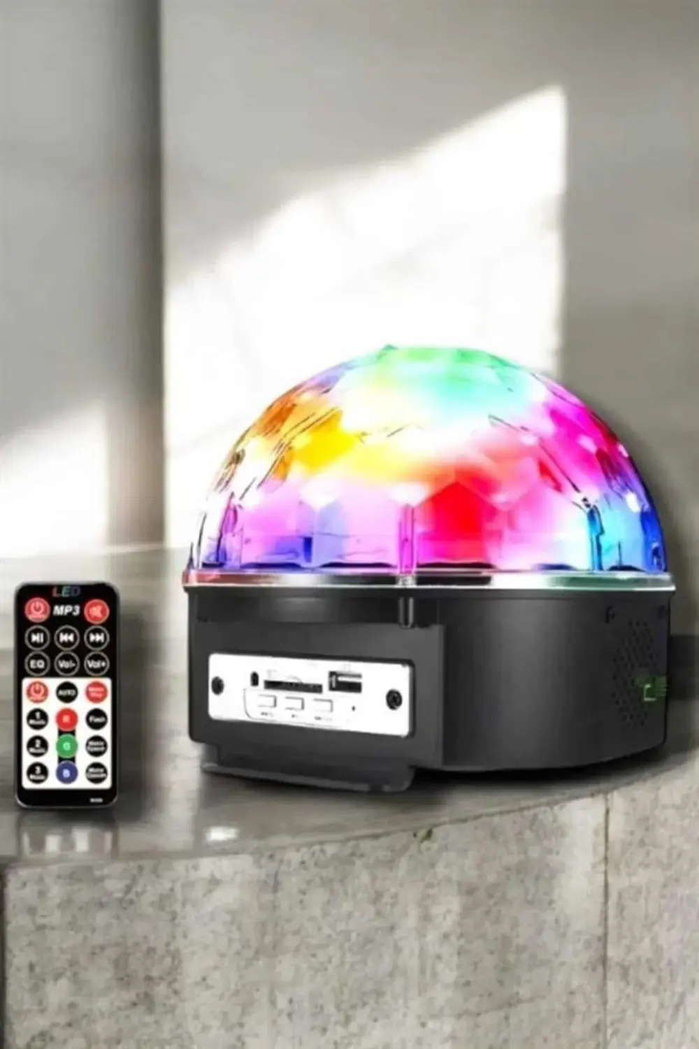 Kompakt Tasarımlı, Telefon Kontrollü Disko Topu Işıkları