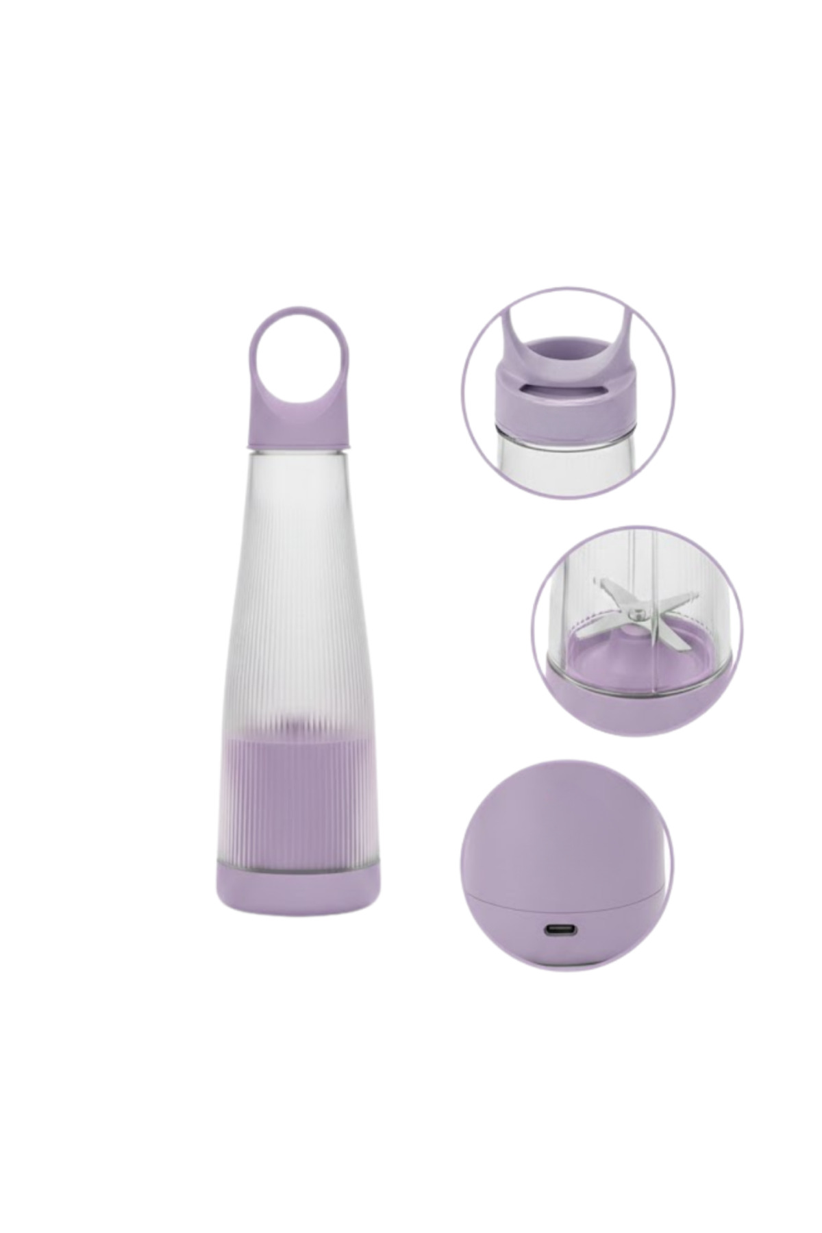 Kompakt Tasarımlı USB Şarjlı Smoothie Blender - Lisinya