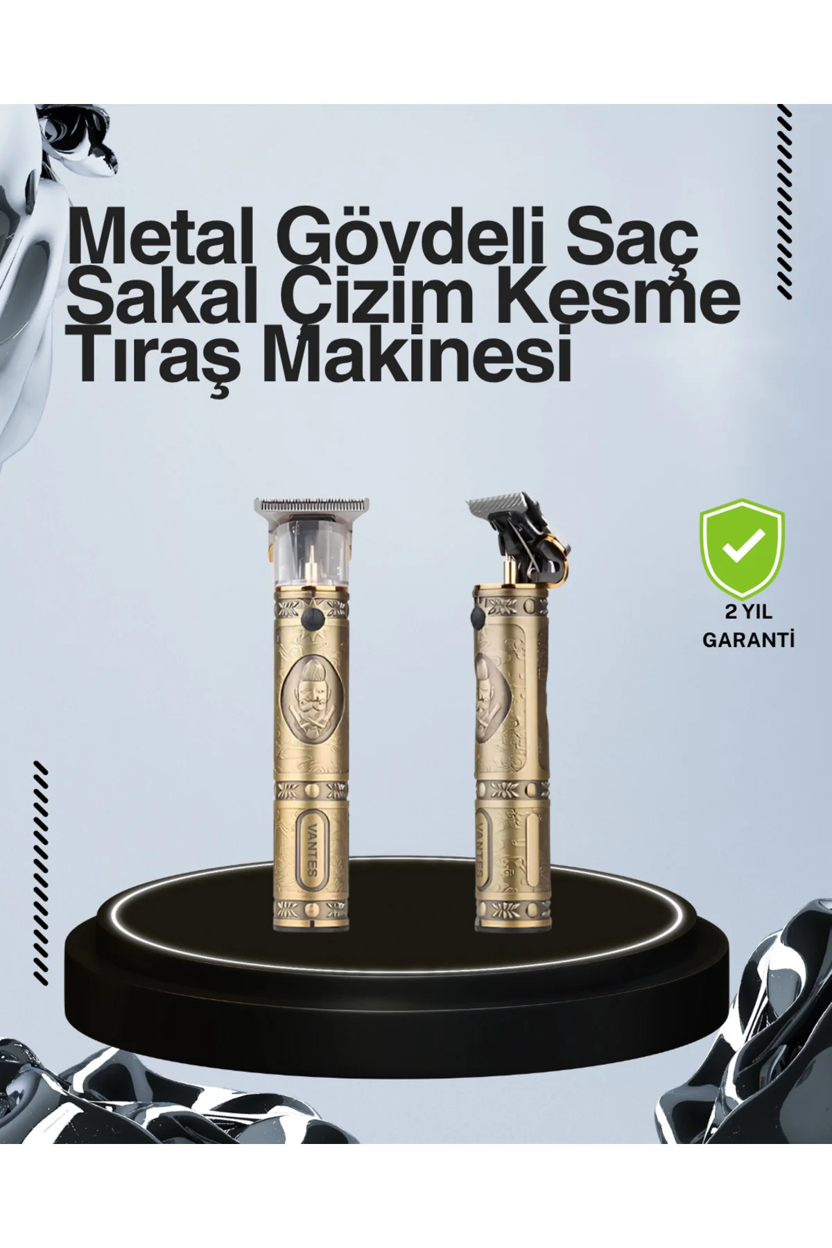 Kompakt Tasarımlı, Uzun Pil Ömürlü Saç Sakal Kesme Makinesi