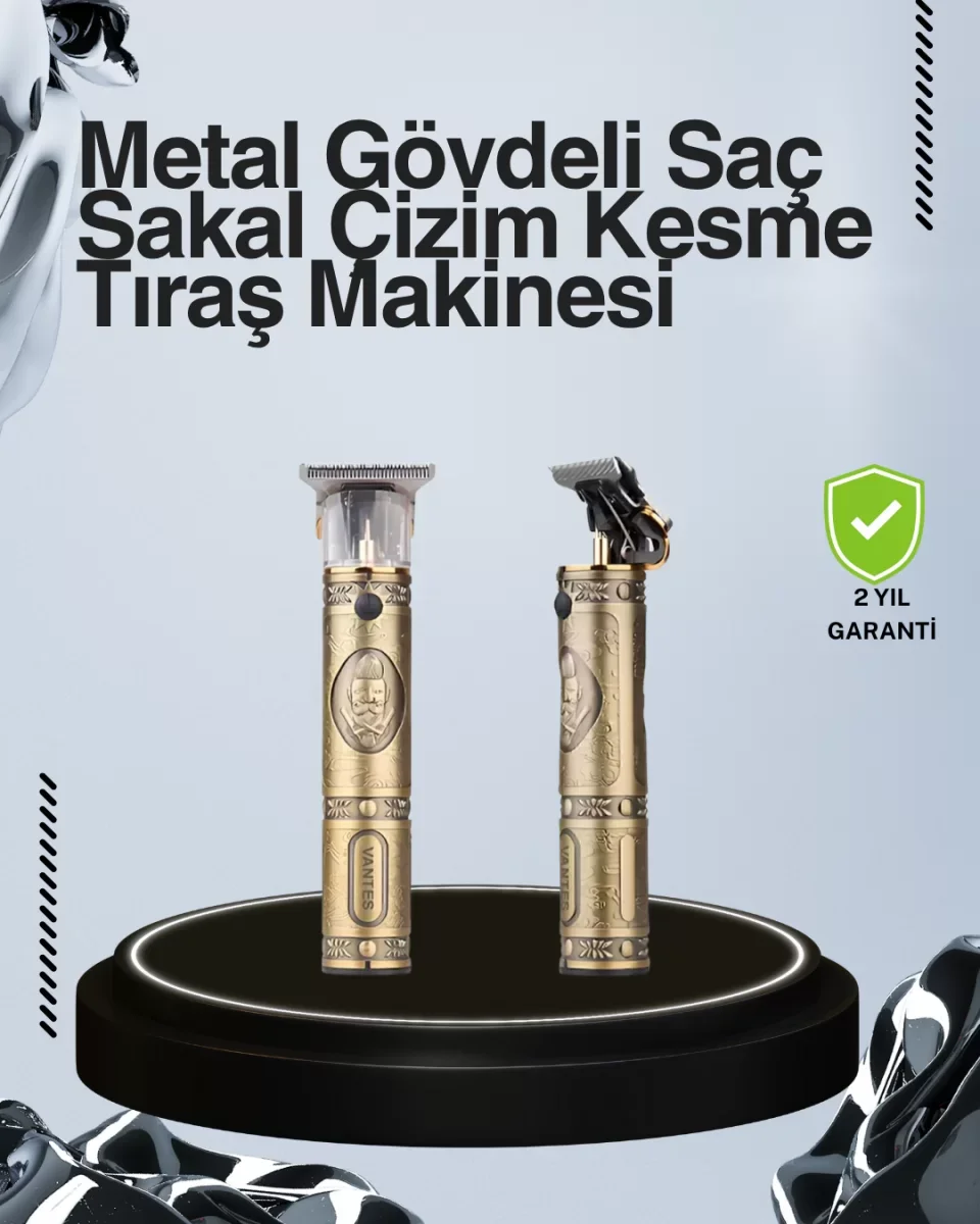 Kompakt Tasarımlı, Uzun Pil Ömürlü Saç Sakal Kesme Makinesi - Lisinya