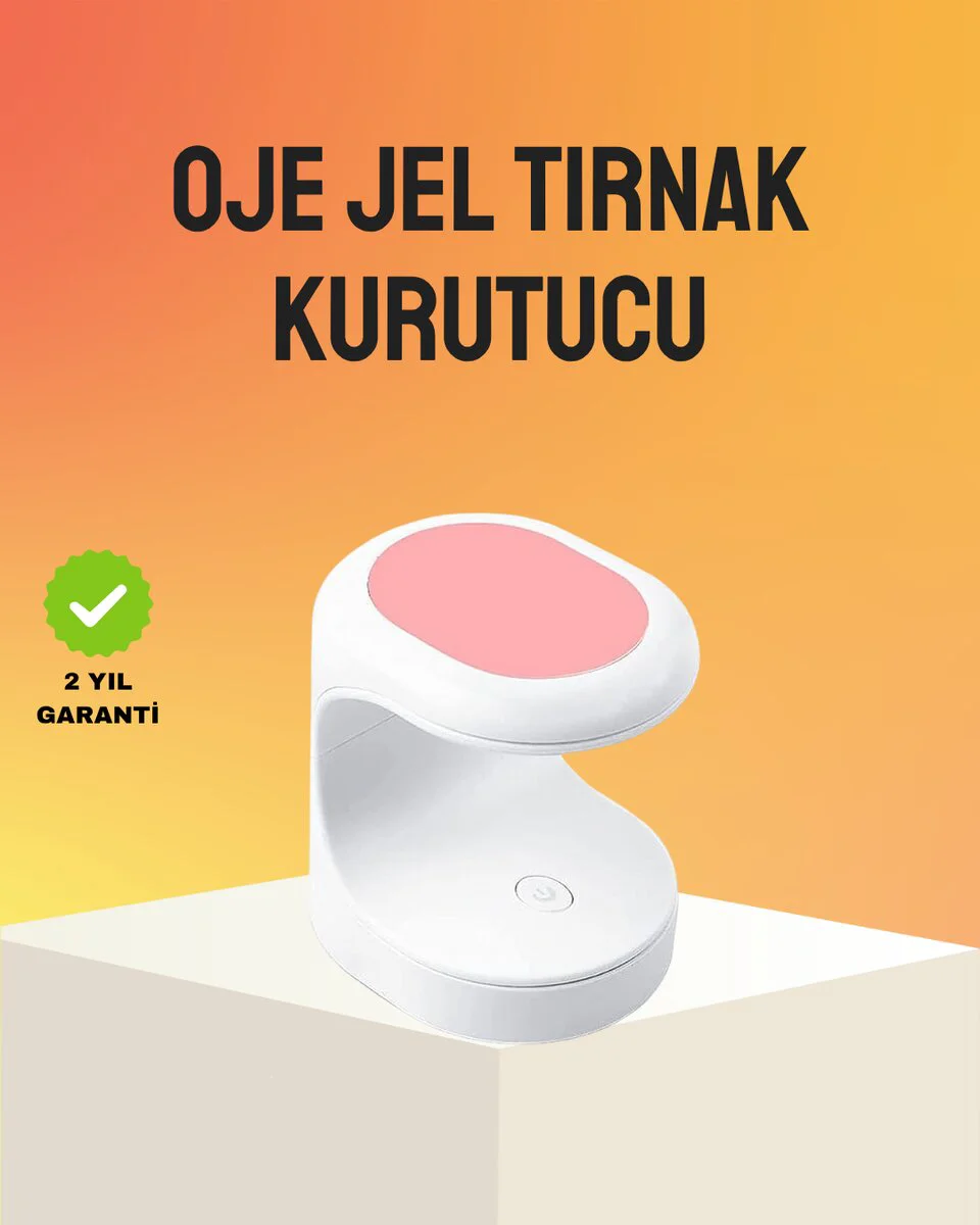 Kompakt Taşınabilir Tırnak Kurutucu - USB Destekli Mini UVLED Kurutma