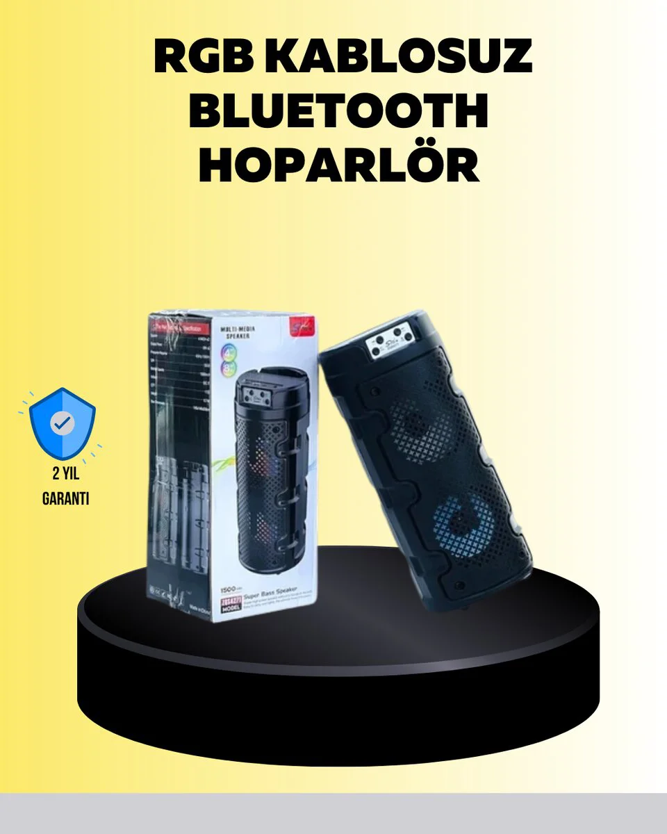 Kompakt ve Şık Tasarımlı Taşınabilir Hoparlör - Bluetooth 5.0 Kablosuz Ses