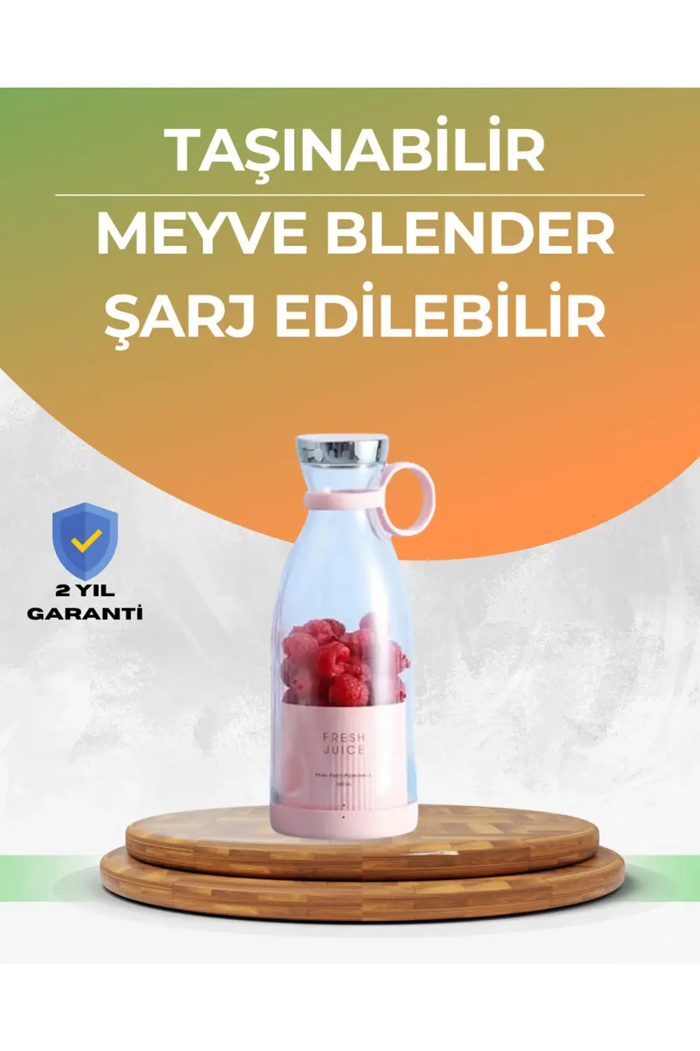 Kompakt ve Şık Tasarımlı Taze Meyve Suyu Hazırlayıcı