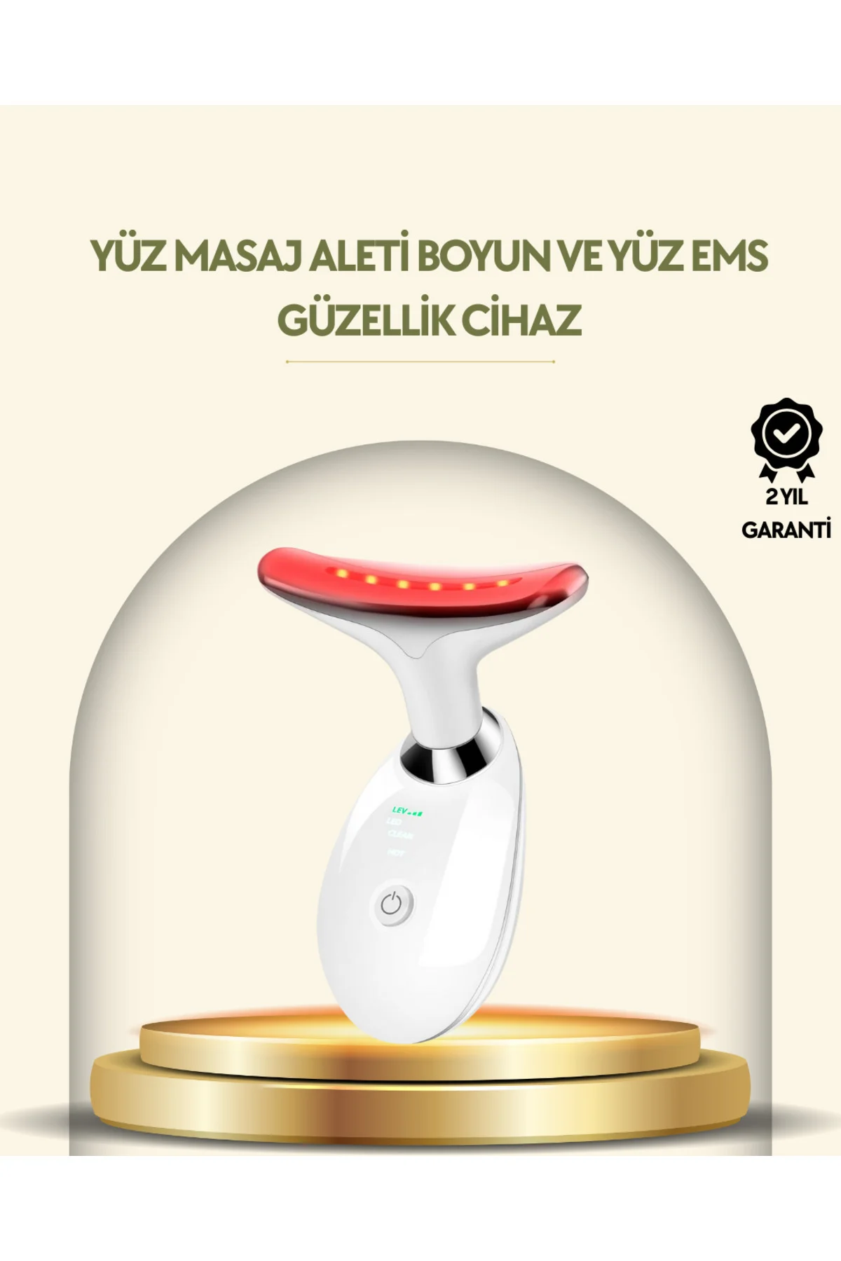 Kompakt ve Taşınabilir Cilt Bakım Cihazı – 3 Fonksiyonlu, USB Şar