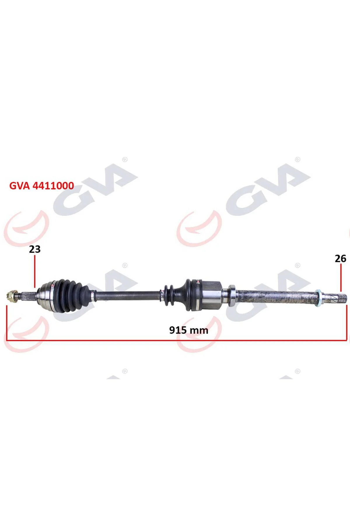 Komple Aks Sağ Megane Iı 1.4/1.6 16v-1.5 Dci 02-08 915mm Marka :