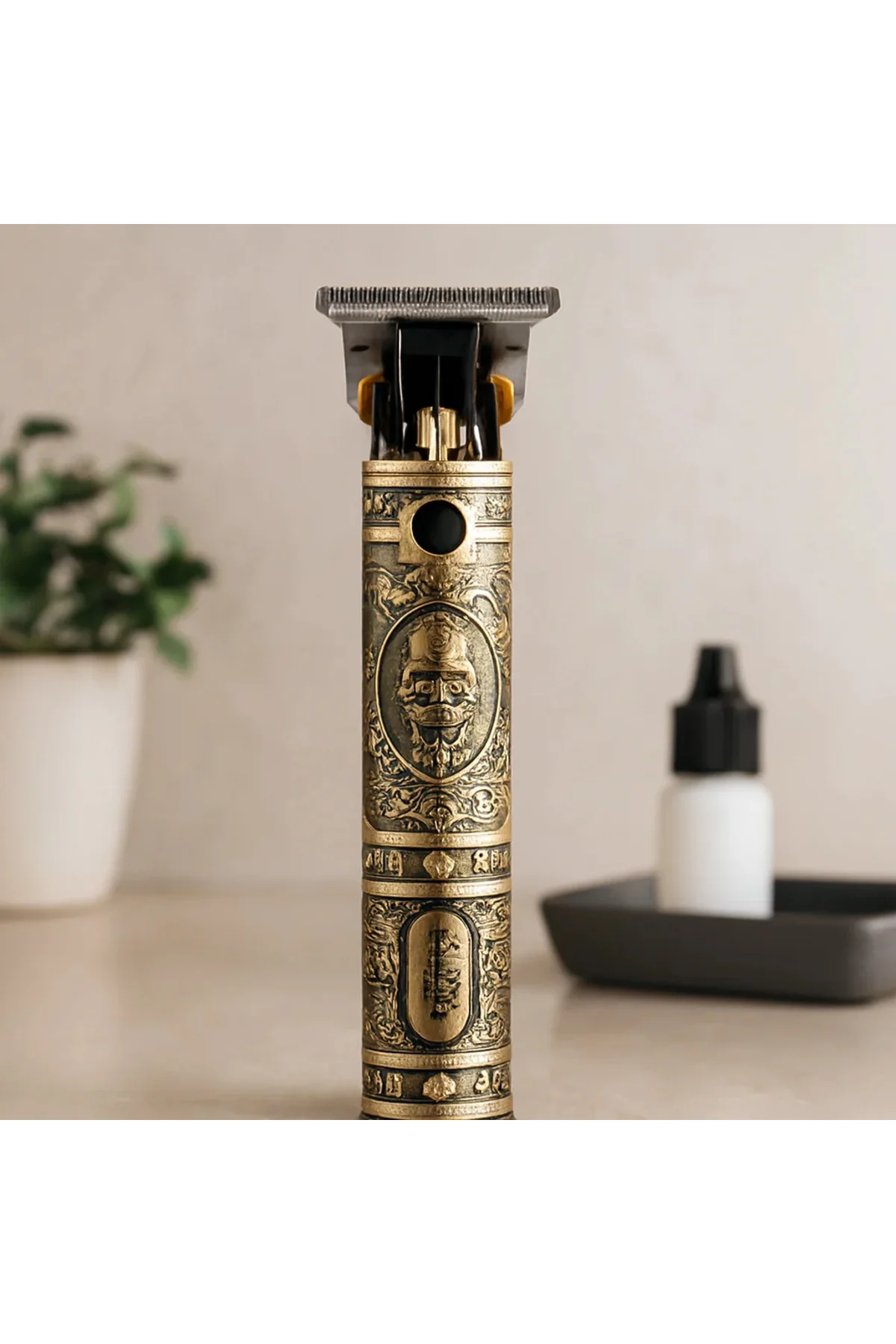 Komple Metal Saç Sakal Traş Makinesi USB Şarjlı T-Bıçak