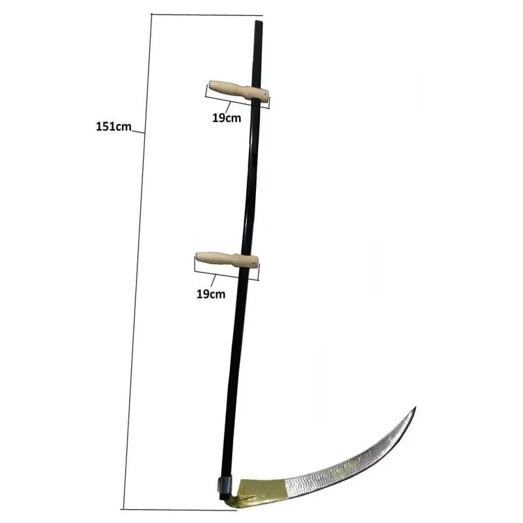 Komple Tırpan - Metal Saplı 6 Parça Set - Ahşap Elcik 65 Cm Komple Tırpan - Metal Saplı 6 Parça Set - Ahşap Elcik 65 Cm