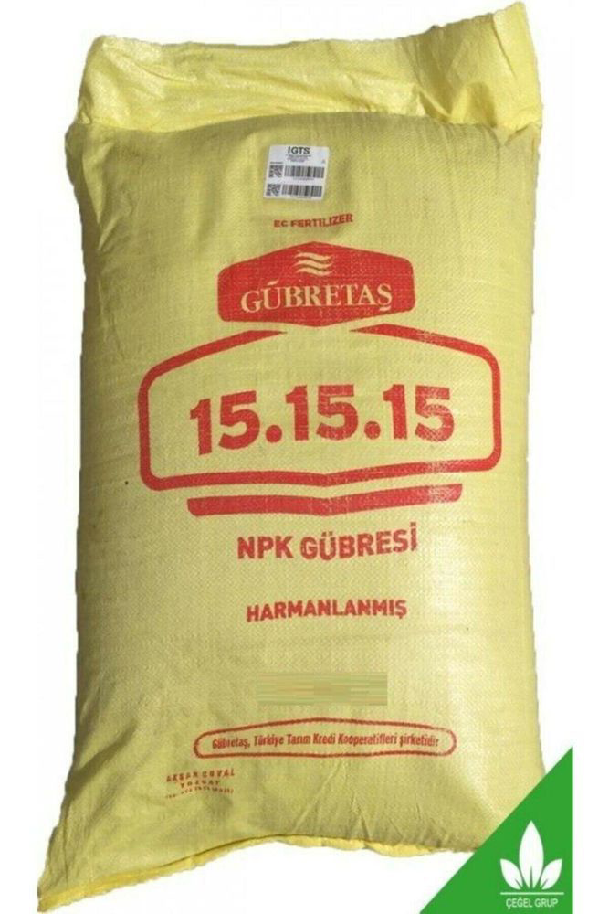 Kompoze Gübre 15-15-15 - 50 Kg Azot, Fosfor İçerir.