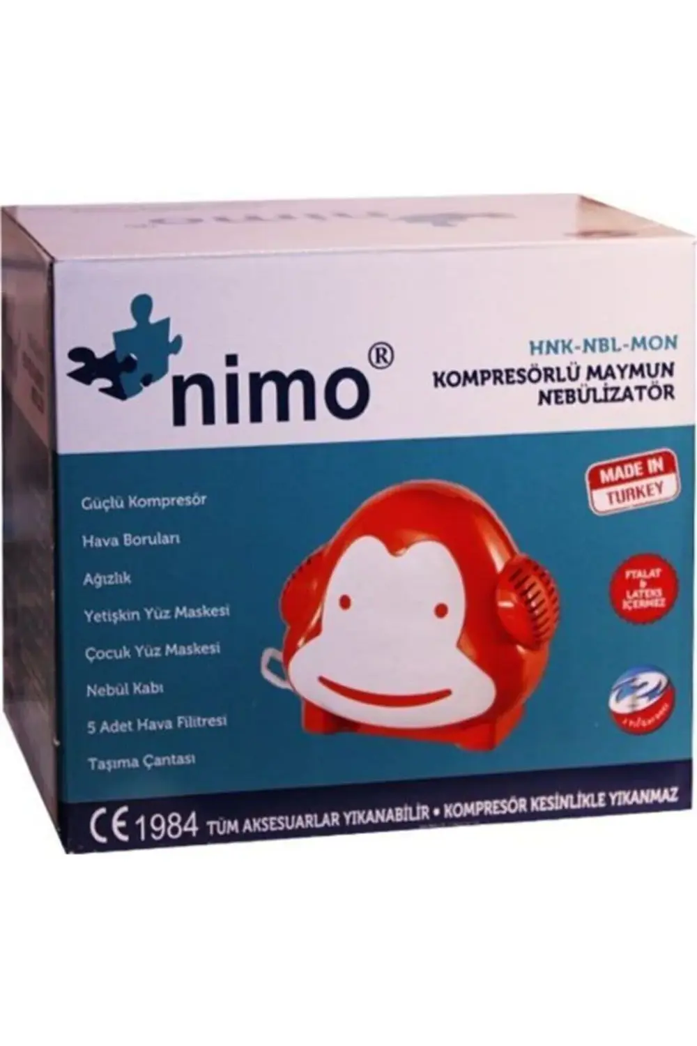 Kompresörlü Maymun Çocuk Nebülizatör