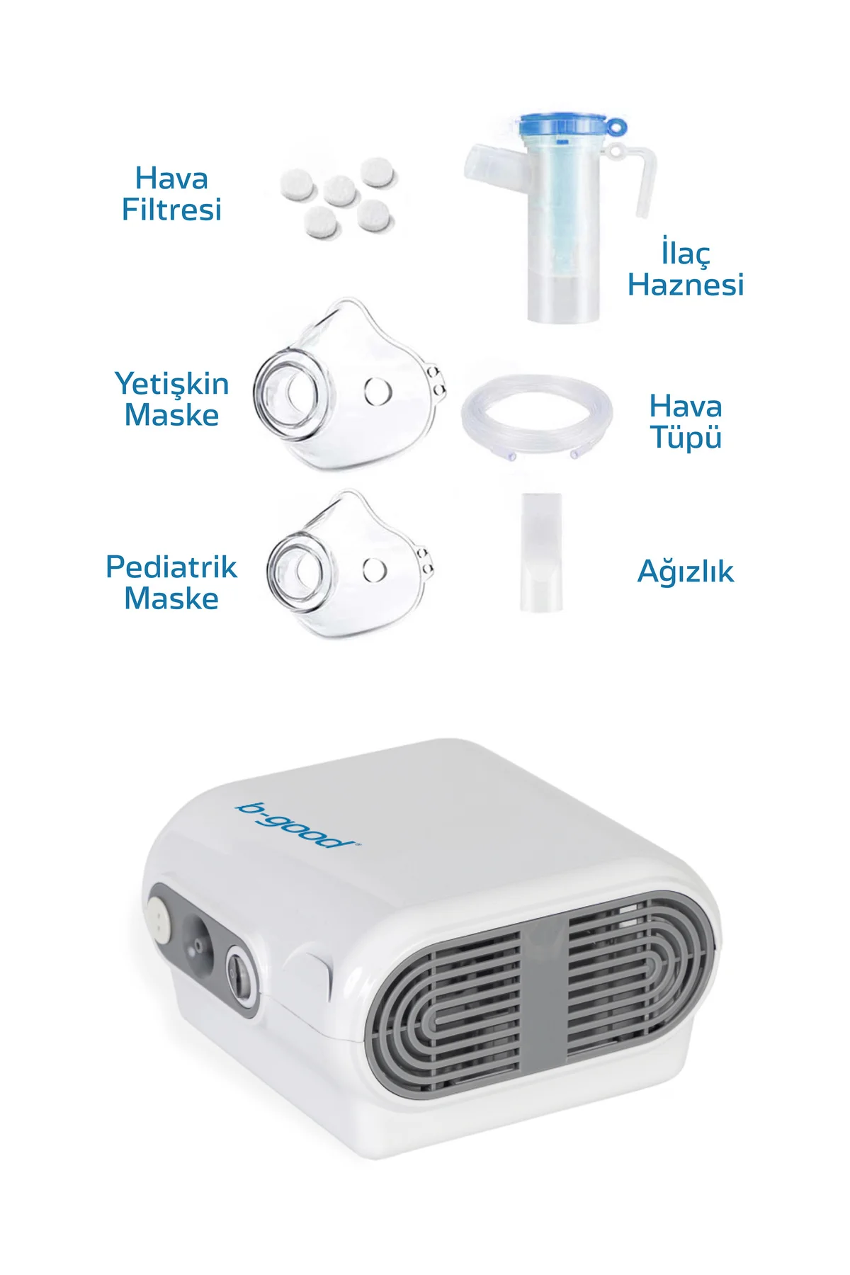 Kompresörlü Nebulizatör Kompresörlü Nebulizatör - Görsel 3