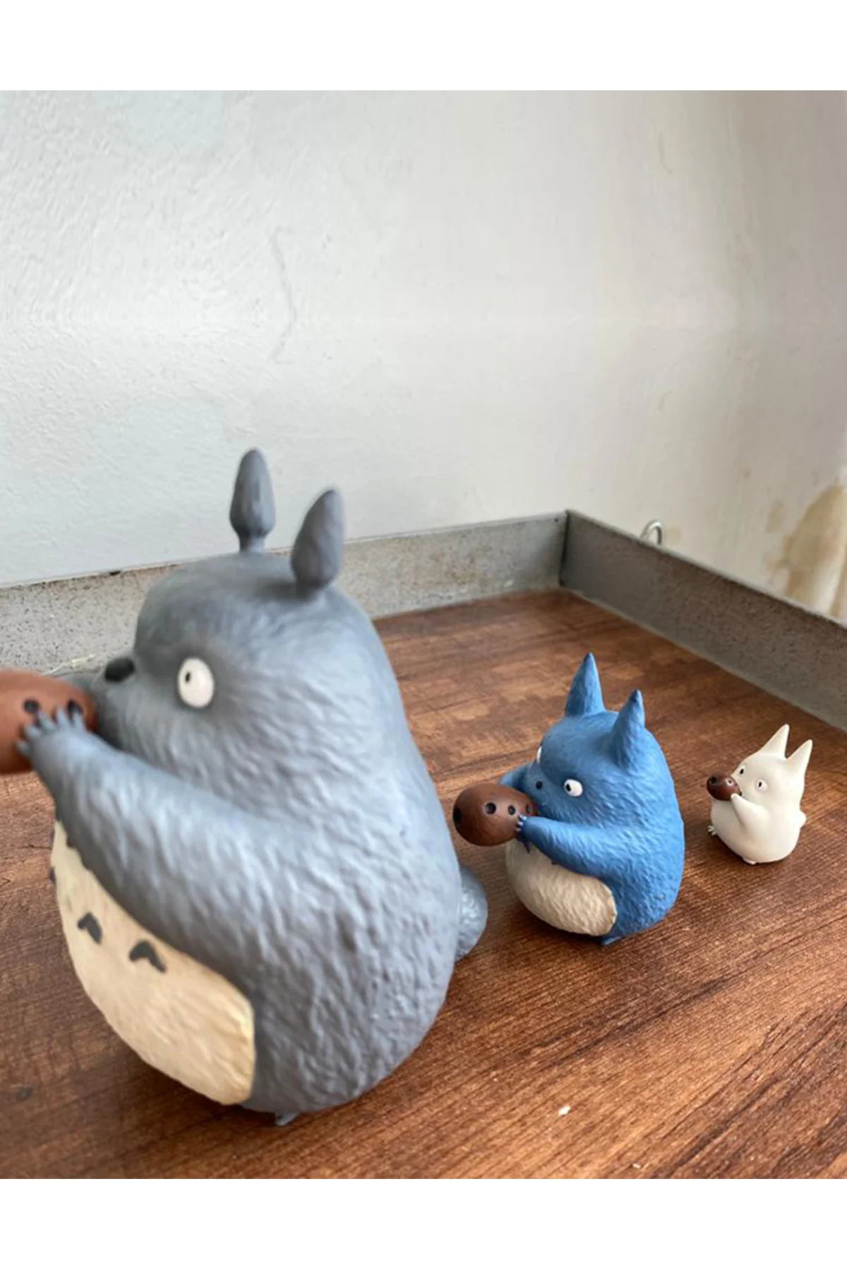 Komşum Totoro Ailesi Boyalı Figür 3 Parça