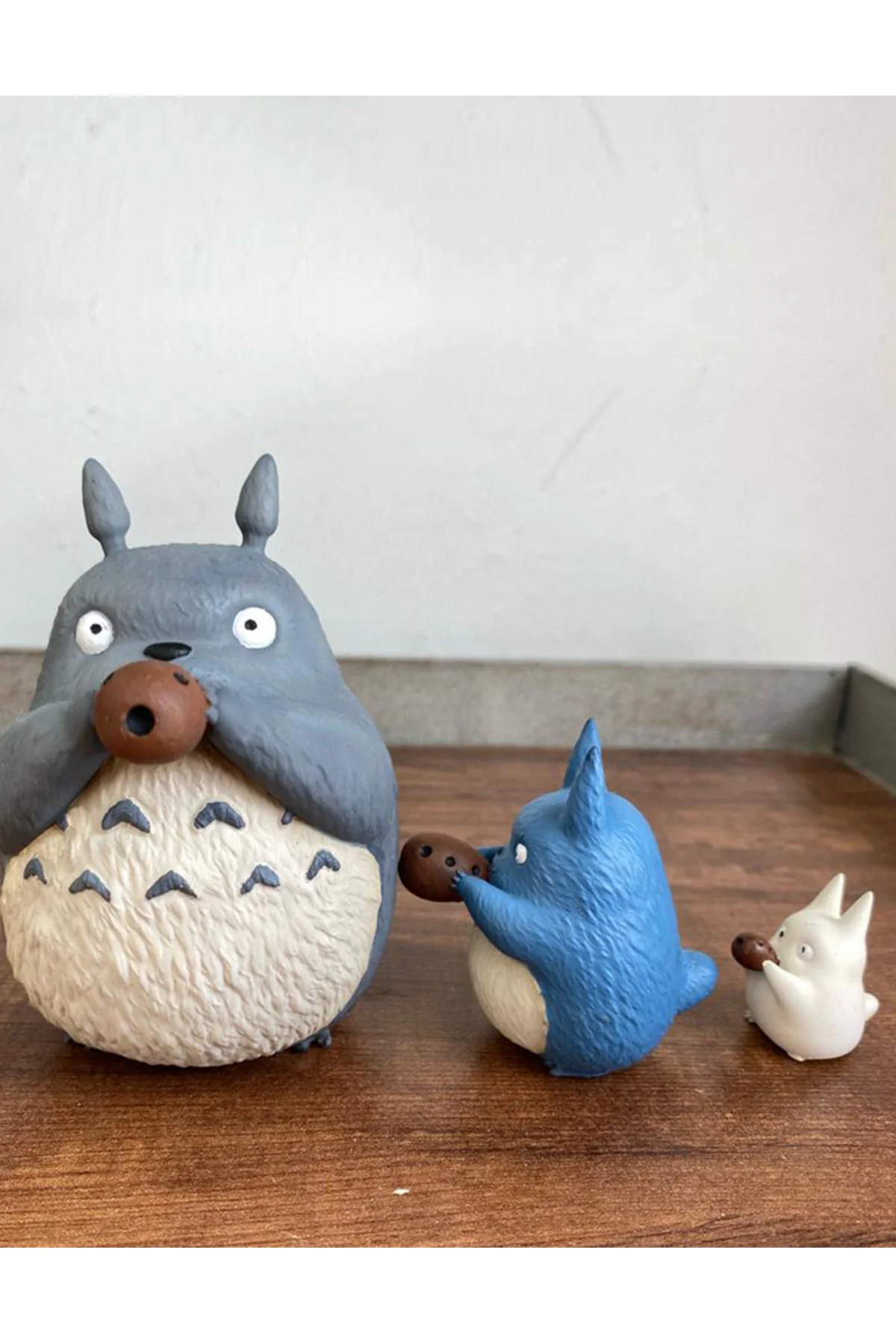 Komşum Totoro Ailesi Boyalı Figür 3 Parça