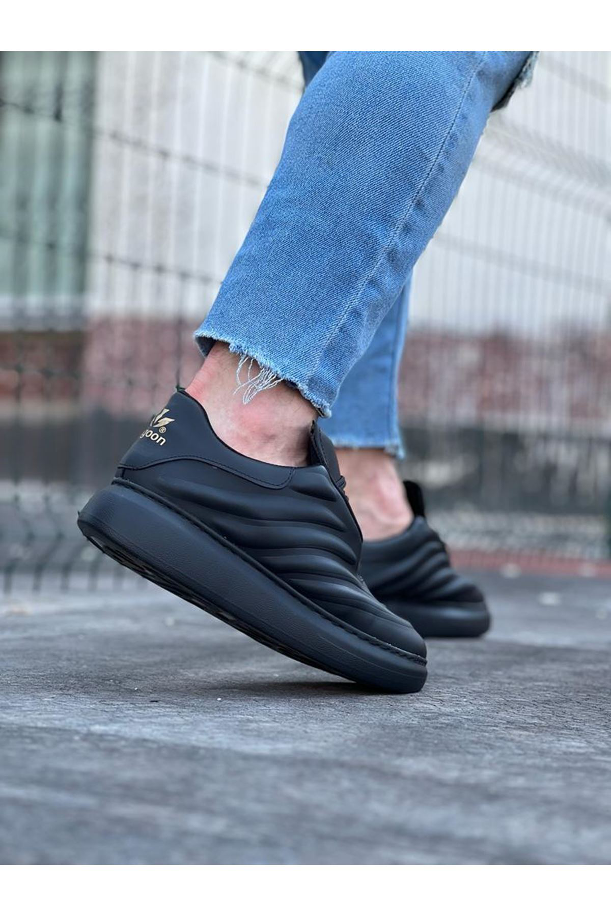 K&A Kömür Cilt Erkek Casual Ayakkabı