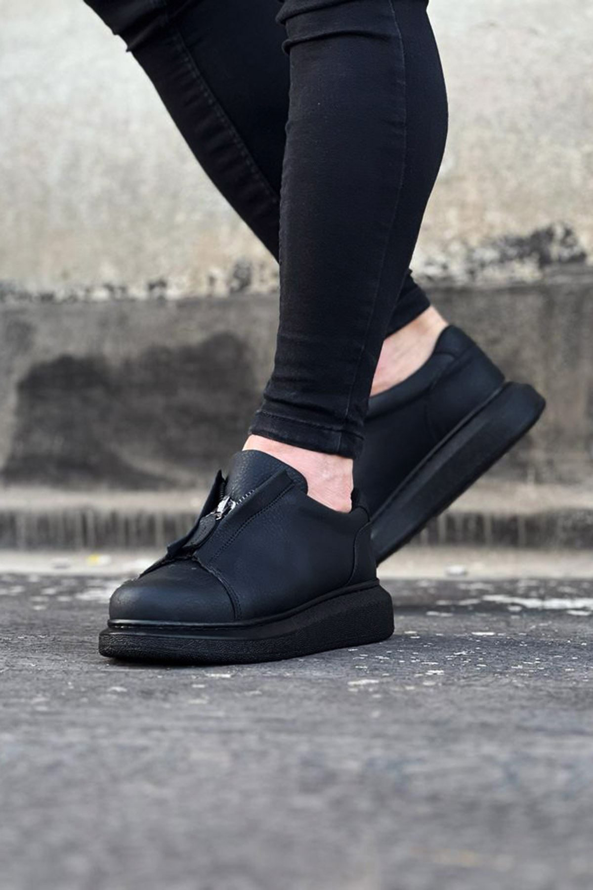 K&A Kömür Cilt Erkek Casual Ayakkabı