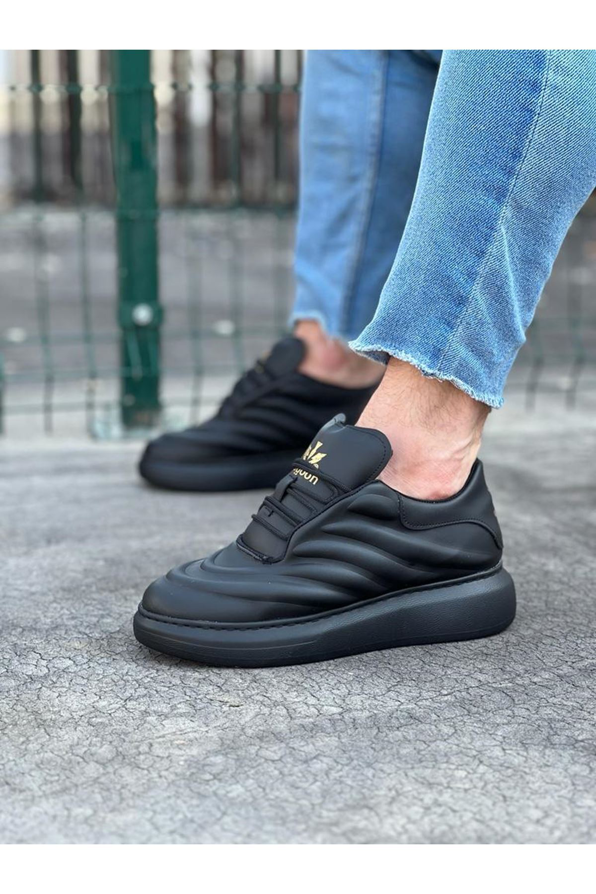 K&A Kömür Cilt Erkek Casual Ayakkabı