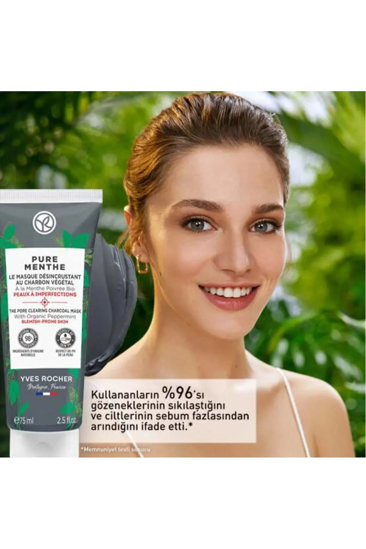 Kömür Maske Karma, Yağlı ve Akneye Eğilimli Cilt Karşıtı 75 ml