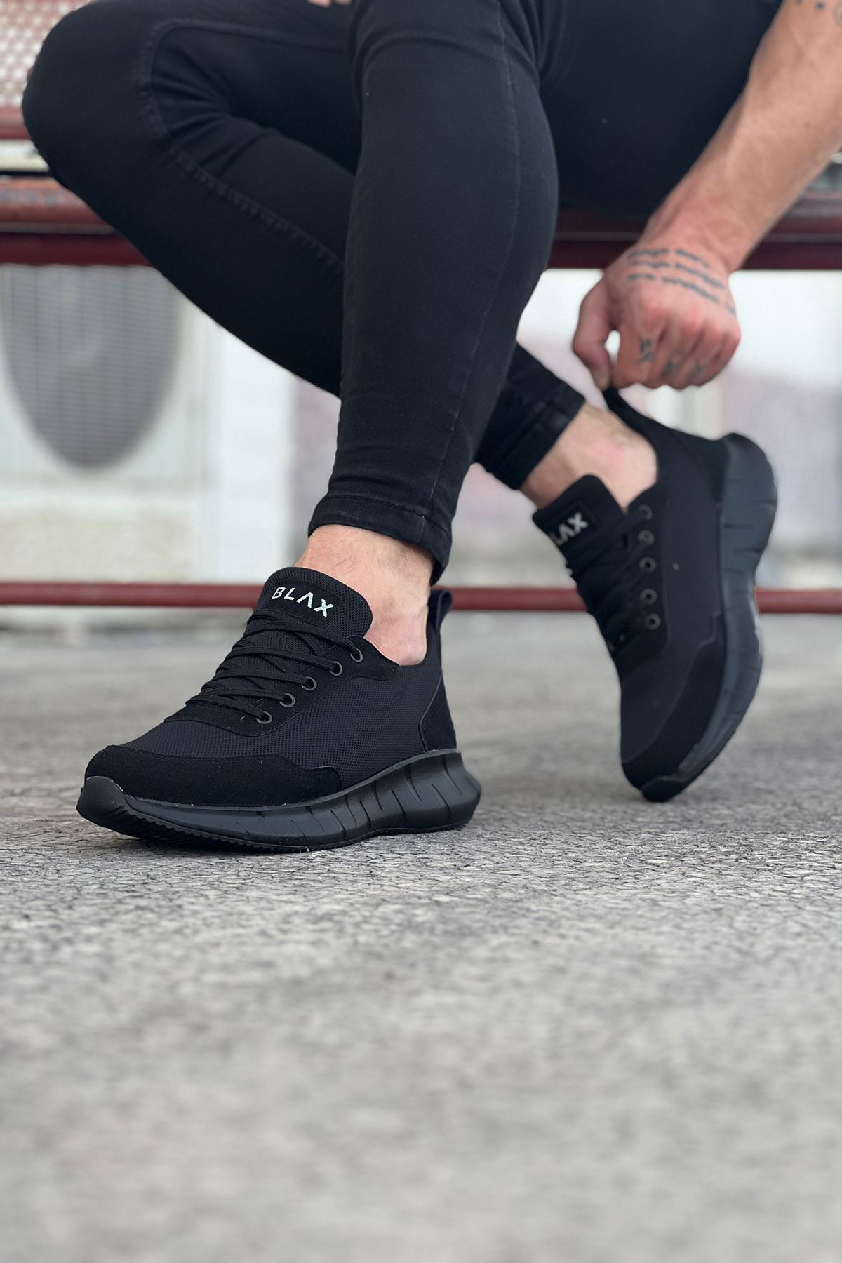 K&A Kömür Triko Erkek Spor Ayakkabı