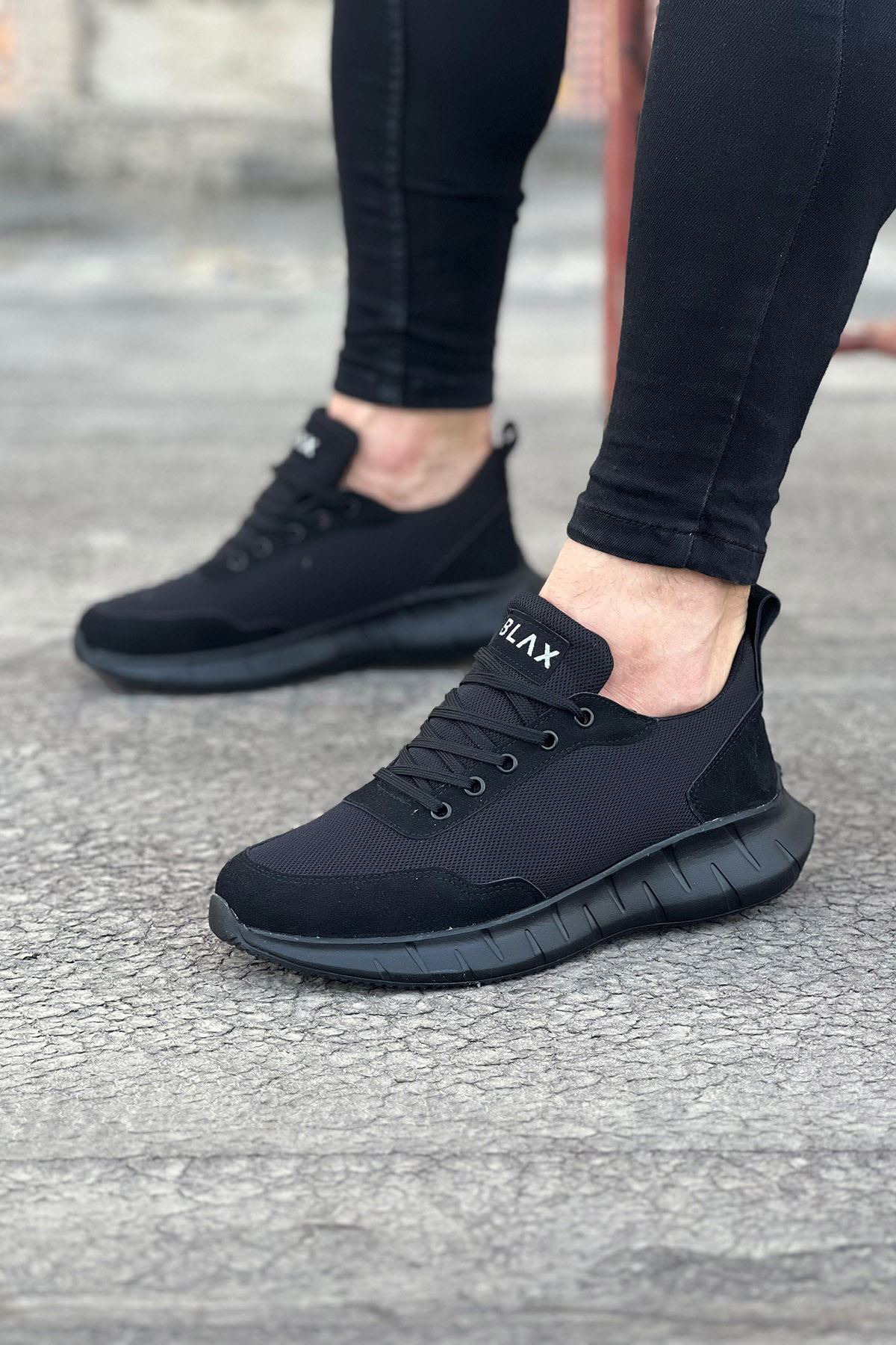 K&A Kömür Triko Erkek Spor Ayakkabı