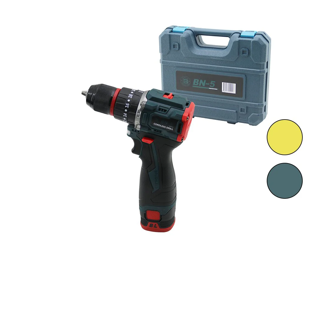 KÖMÜRSÜZ SARI VEYA MAVİ RENK ŞARJLI DARBELİ MATKAP - UÇ SETİ 1550 RPM24V - 5.0 Ah2-BATARYA KÖMÜRSÜZ SARI VEYA MAVİ RENK ŞARJLI DARBELİ MATKAP - UÇ SETİ 1550 RPM24V - 5.0 Ah2-BATARYA