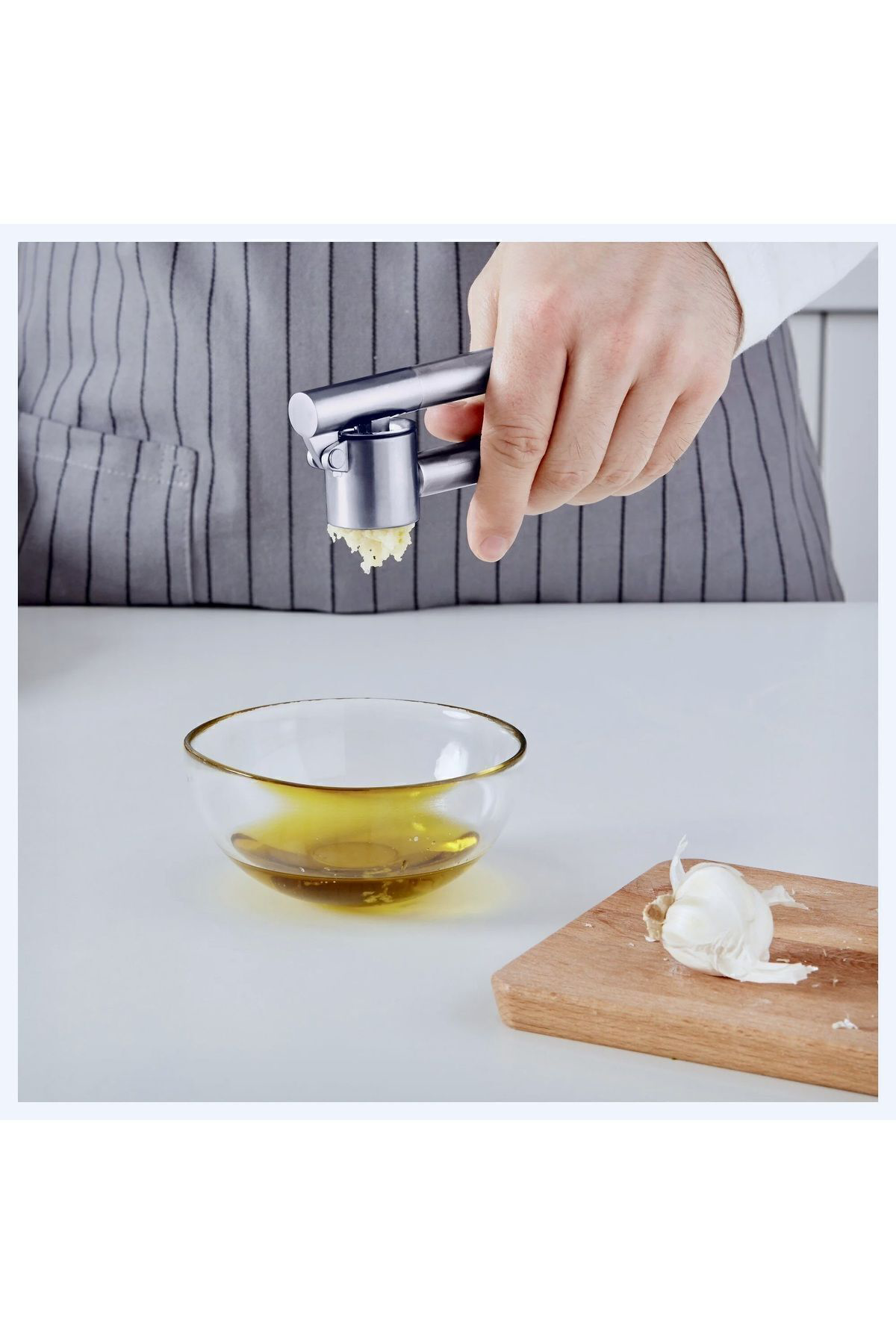 İkea Koncıs Paslanmaz Çelik Sarımsak Ezici 16 Cm