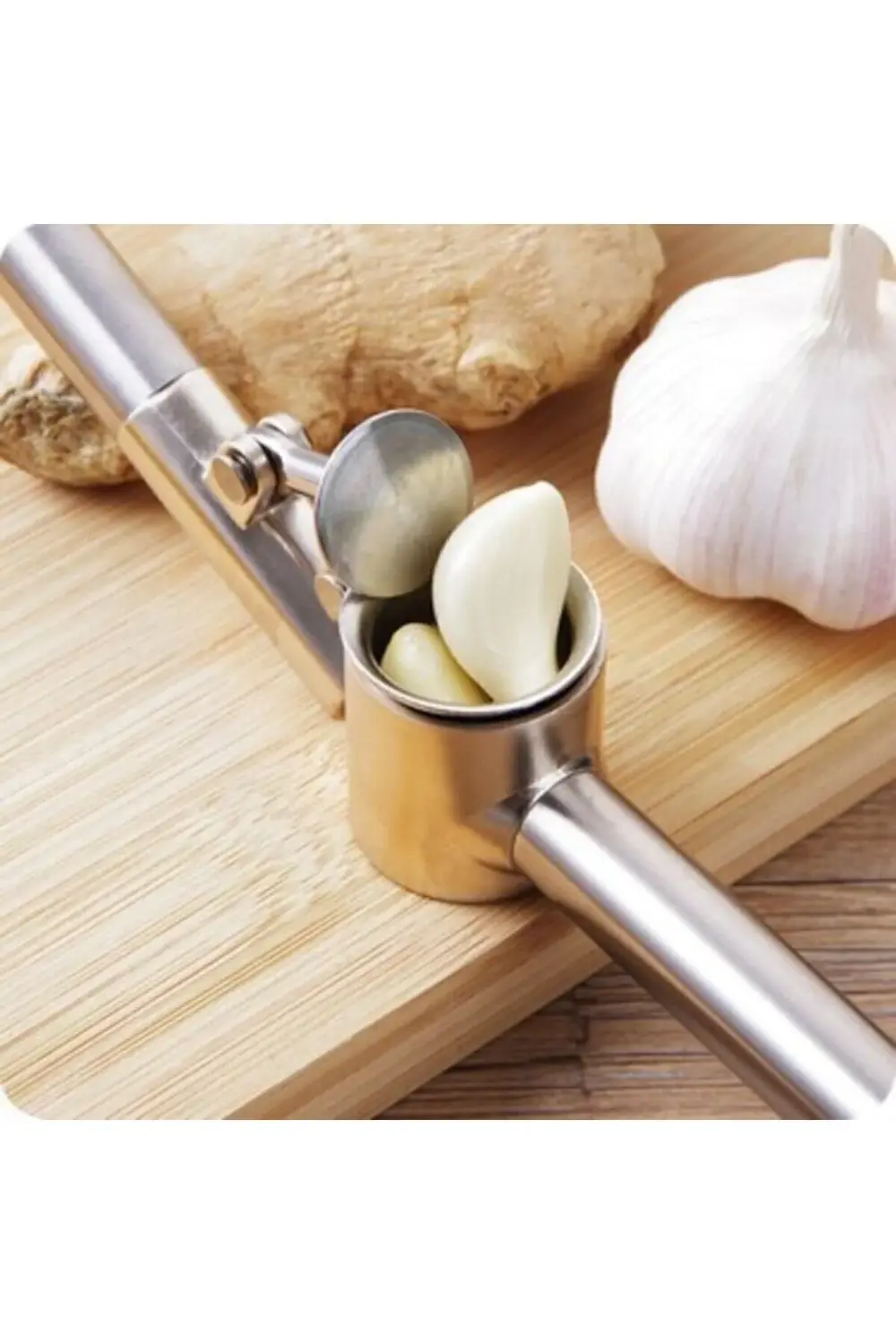 Koncıs Paslanmaz Çelik Sarımsak Ezici