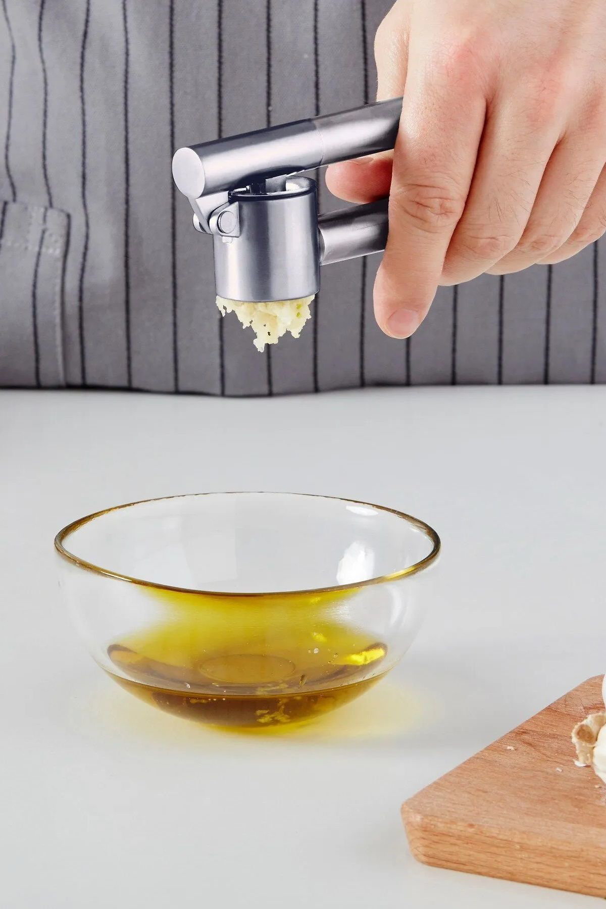 İkea Koncıs Sarımsak Ezici, Paslanmaz Çelik, 16 Cm