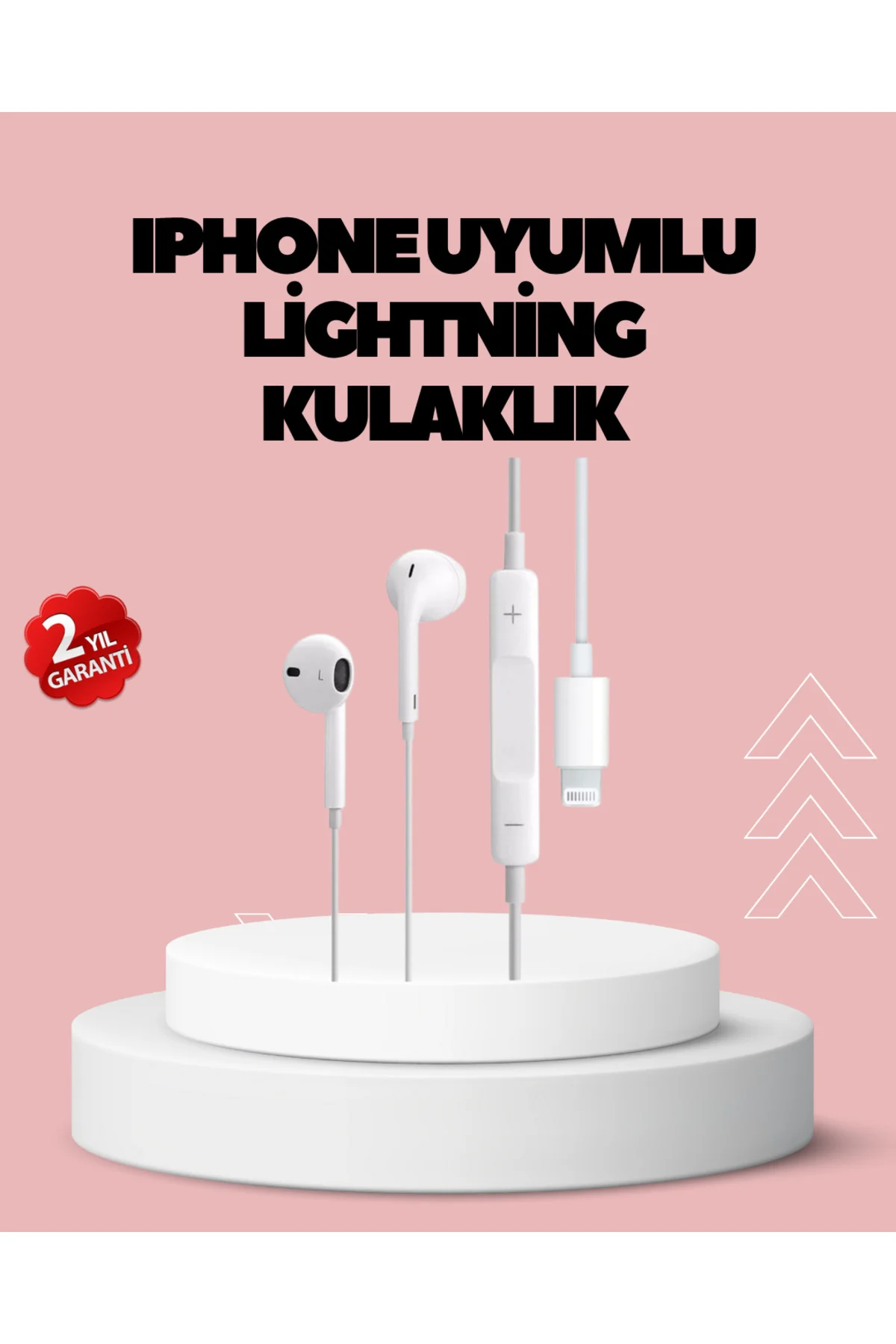 Konforlu Ergonomik Kare Tasarımlı Müzik ve Çağrı Kulaklığı