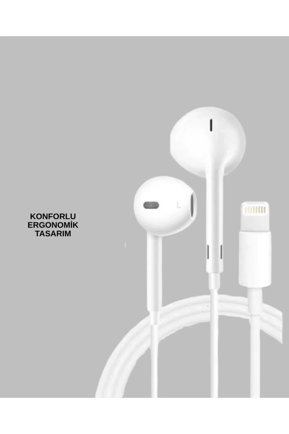 Konforlu Ergonomik Kare Tasarımlı Müzik Ve Çağrı Kulaklığı