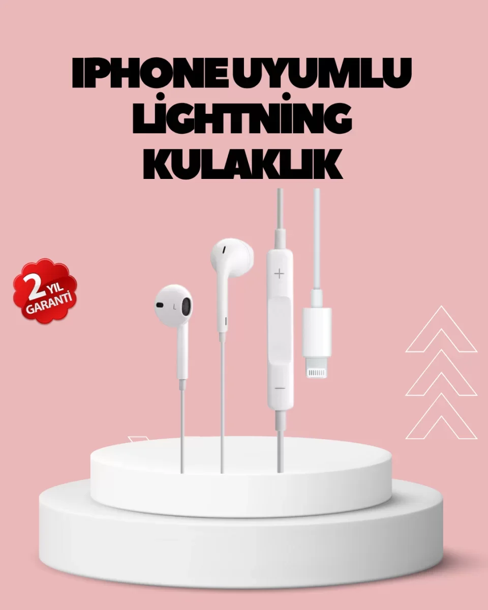 Konforlu Ergonomik Kare Tasarımlı Müzik ve Çağrı Kulaklığı - Lisi
