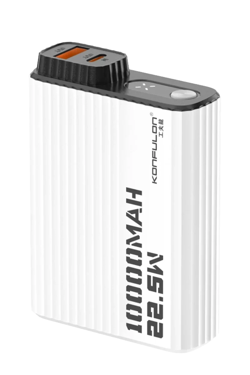 Konfulon A40Q 10.000 mAh PD 20W Mini Powerbank - Siyah-Beyaz Fiyatı, Yorumları ve Özellikleri