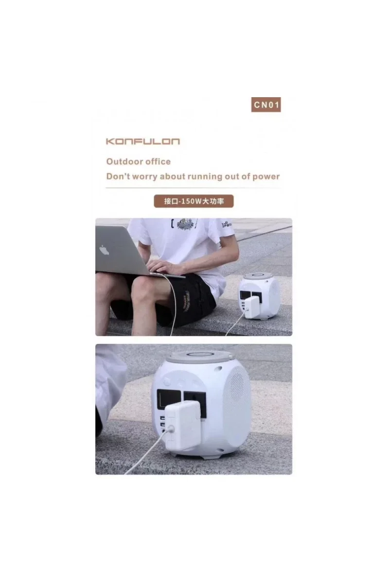 Konfulon CN01 Powerbank 45.000 mAh Kamp Şarj PD - Beyaz Fiyatı, Yorumları ve Özellikleri