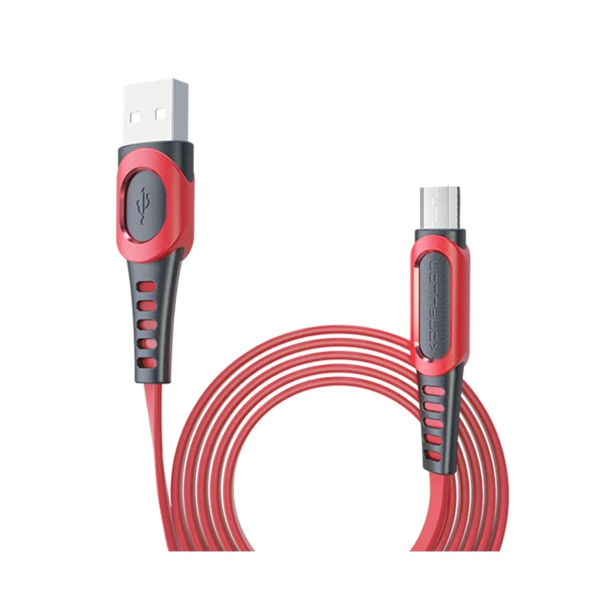 Konfulon DC01 Süper Hızlı Micro USB Kablo 1M 2.4A - Kırmızı Konfulon DC01 Süper Hızlı Micro USB Kablo 1M 2.4A - Kırmızı